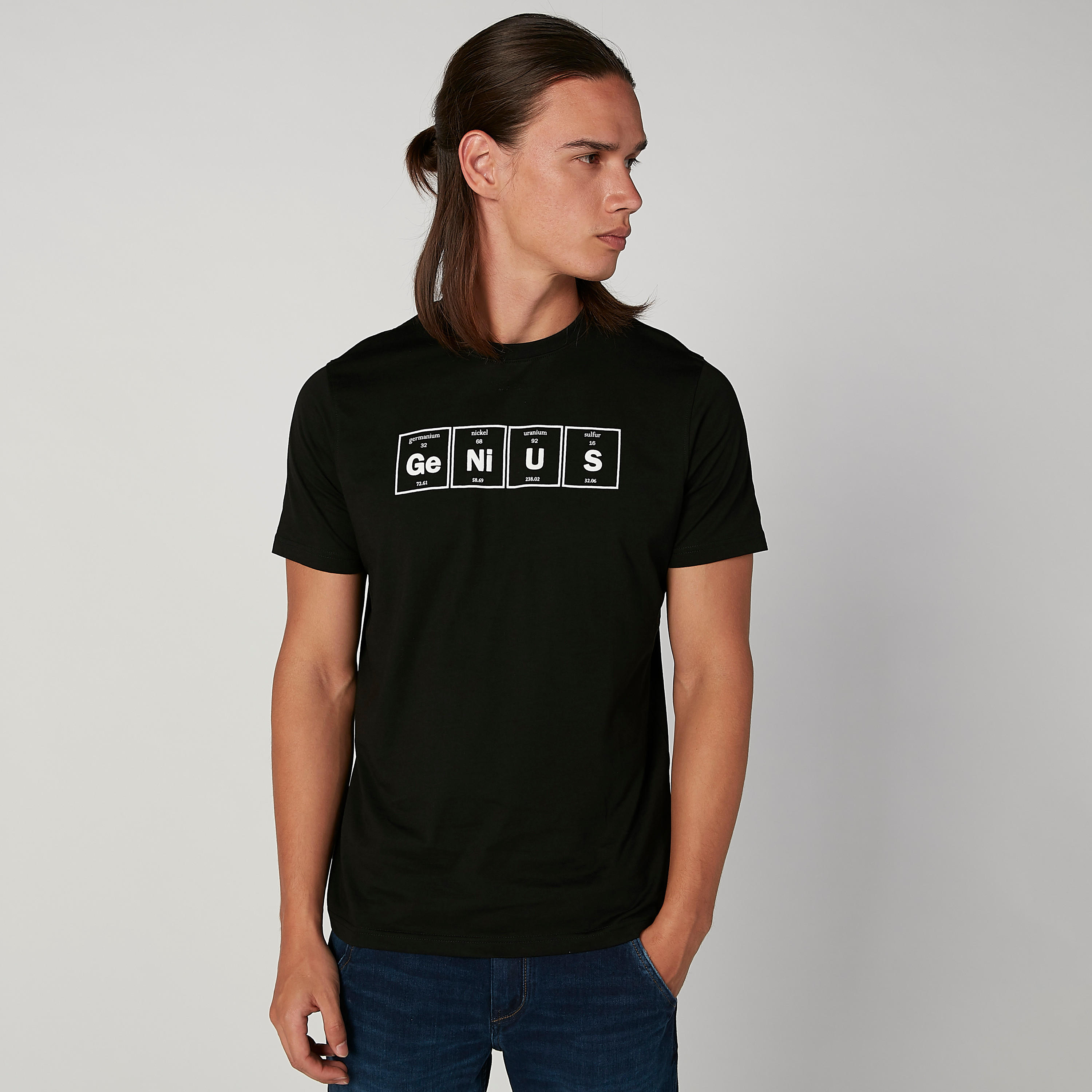 Slim Fit Printed T-shirt with Crew Neck and Short Sleeves-men-clothing-tshirtsandpolos-tshirts-image-1