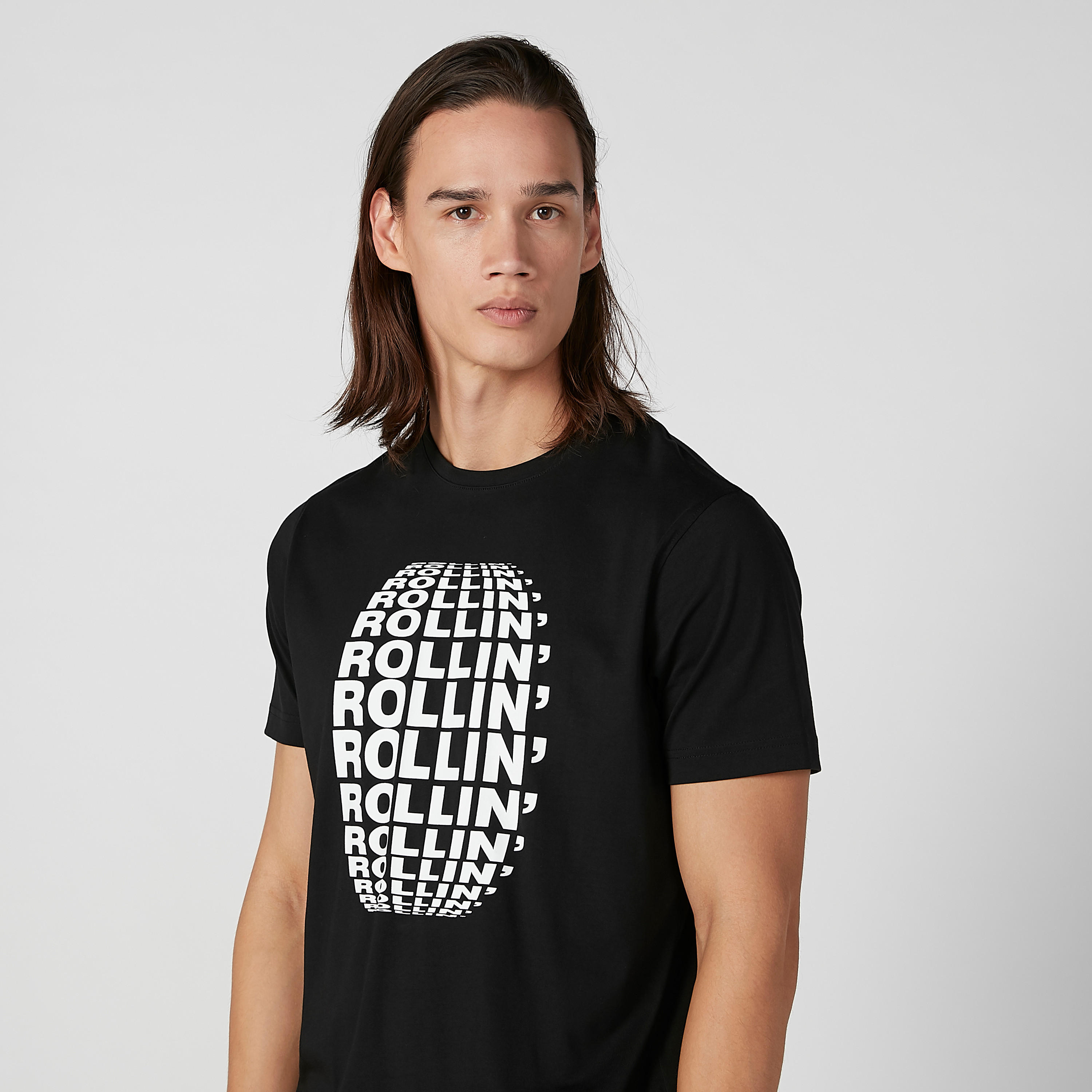Printed T-shirt with Round Neck and Short Sleeves-men-clothing-tshirtsandpolos-tshirts-image-2