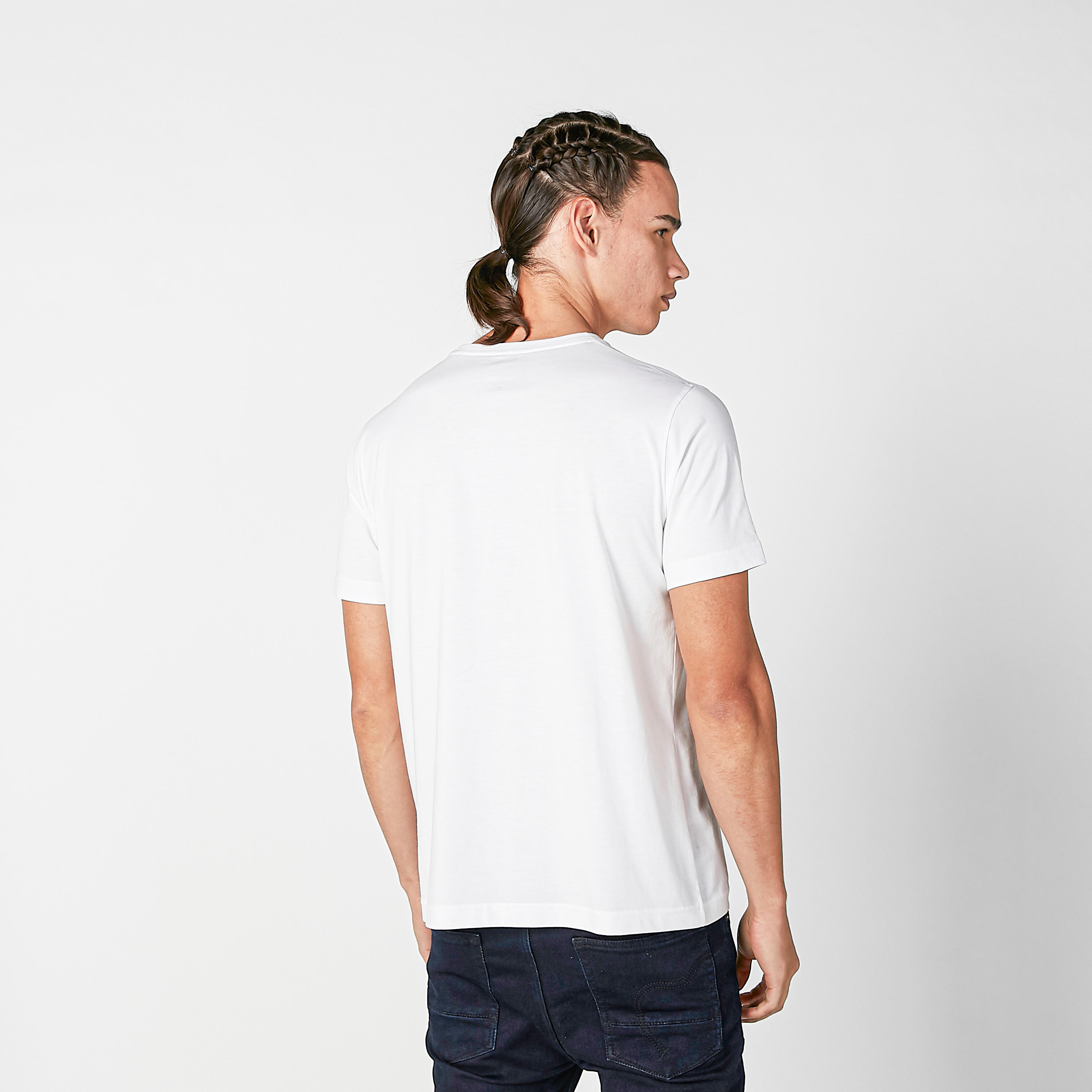 Printed T-shirt with Round Neck and Short Sleeves-men-clothing-tshirtsandpolos-tshirts-image-4