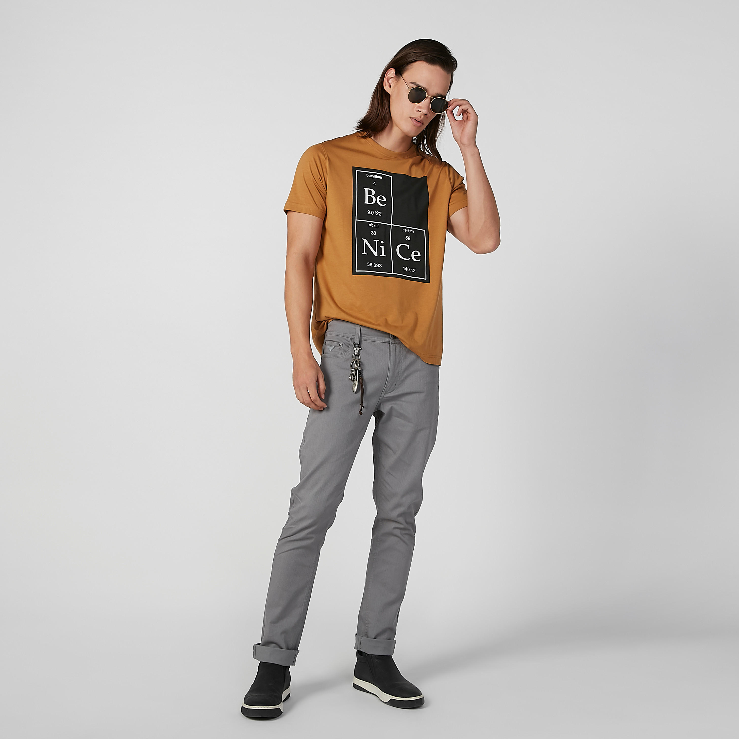 Printed T-shirt with Round Neck and Short Sleeves-men-clothing-tshirtsandpolos-tshirts-image-2