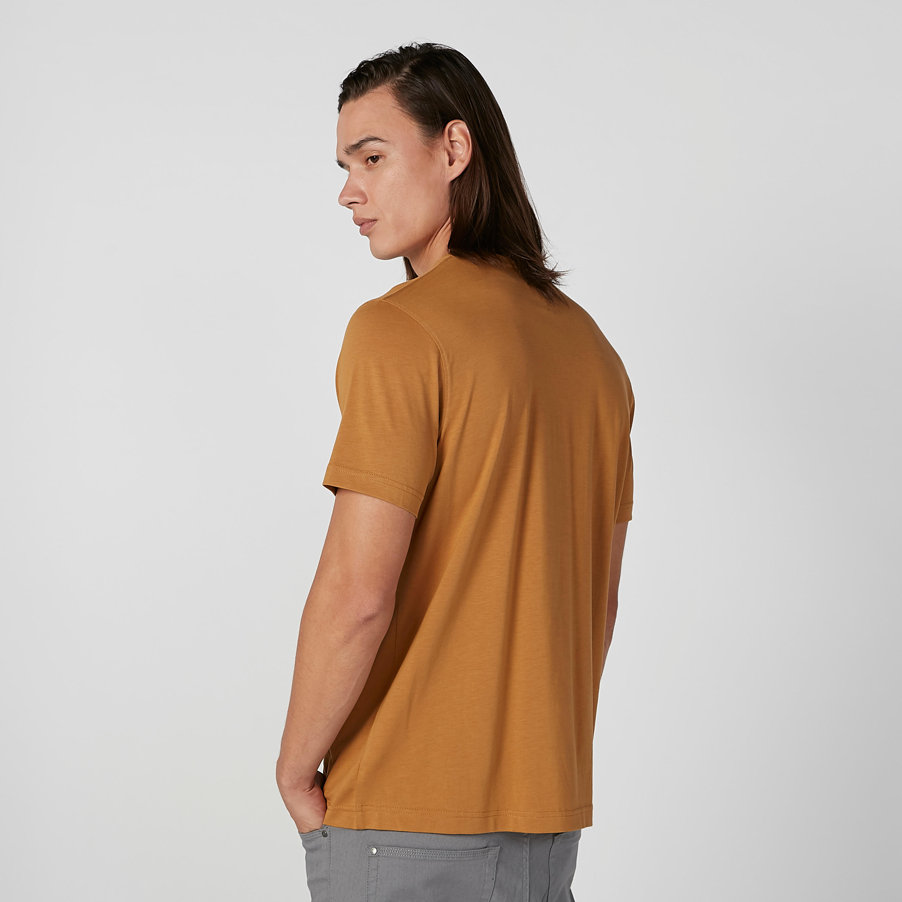 Printed T-shirt with Round Neck and Short Sleeves-men-clothing-tshirtsandpolos-tshirts-image-3