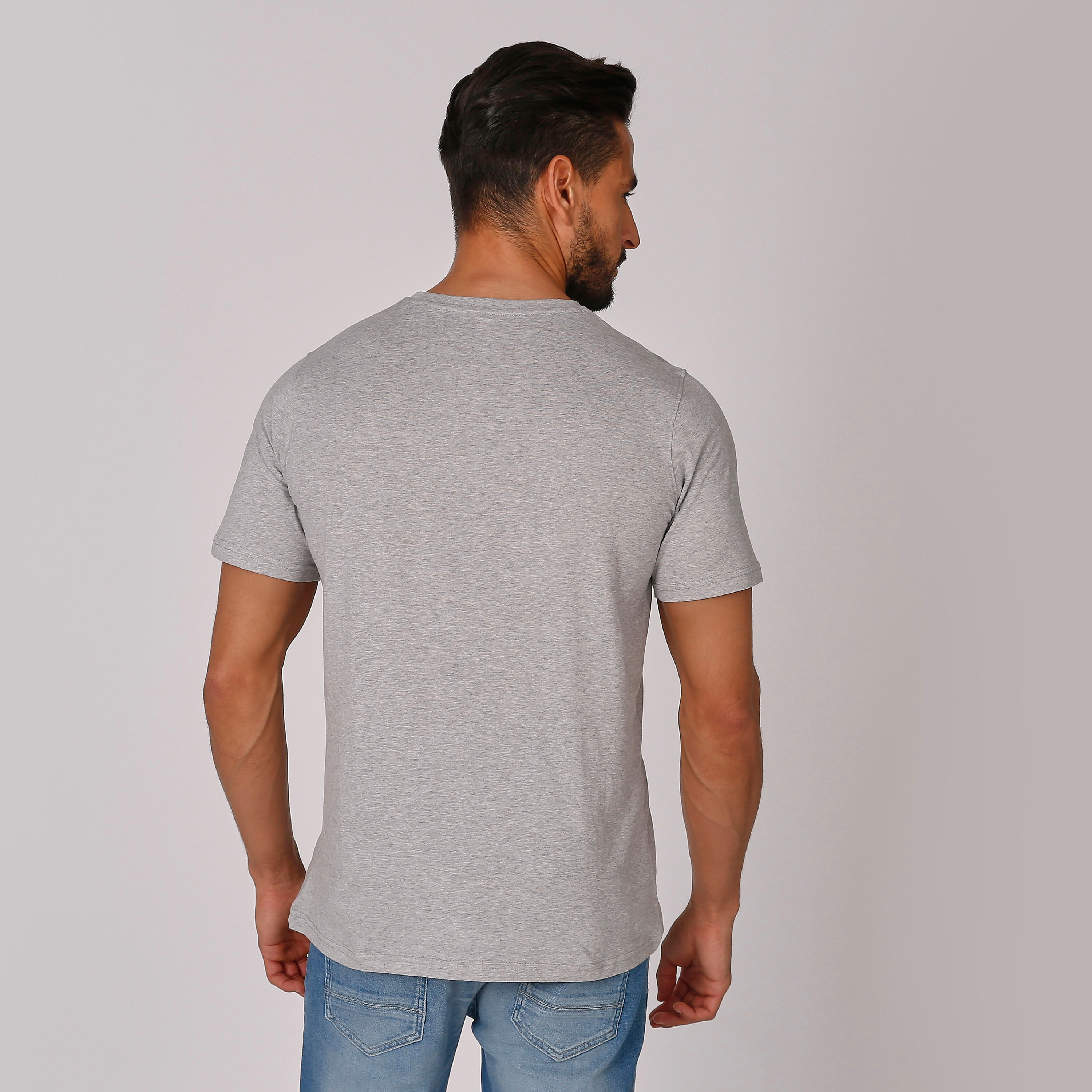 تيشيرت سليم بياقة مستديرة وأكمام قصيرة وطبعات-men-clothing-tshirtsandpolos-tshirts-image-2