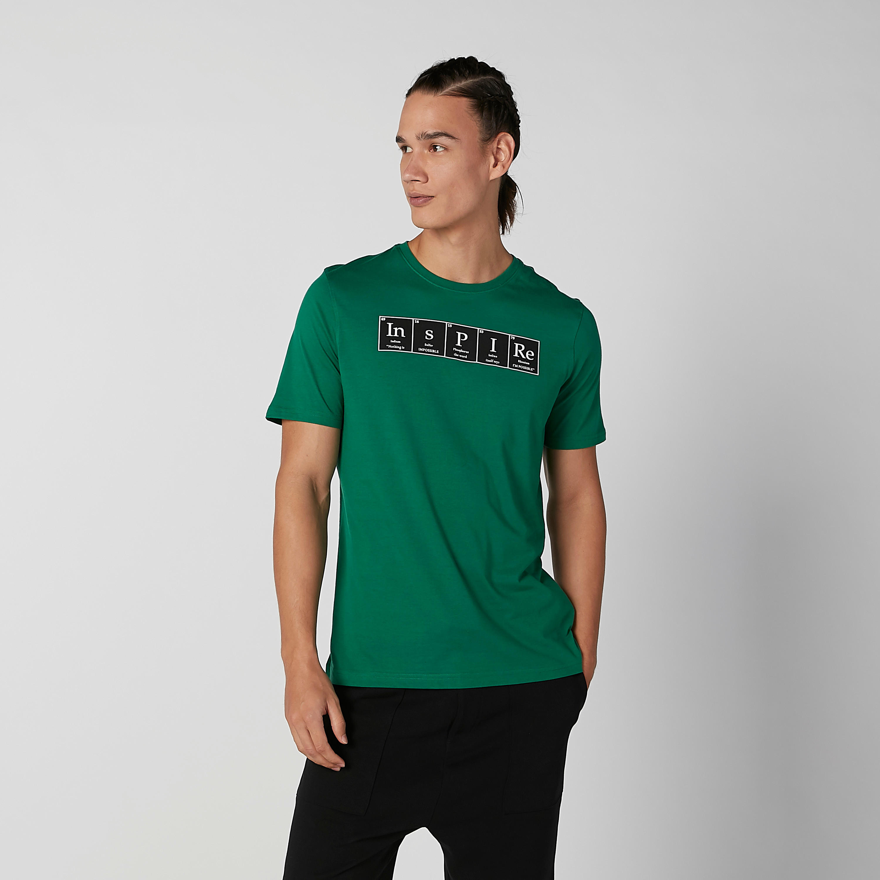 Slim Fit Printed Round Neck T-shirt with Short Sleeves-men-clothing-tshirtsandpolos-tshirts-image-1