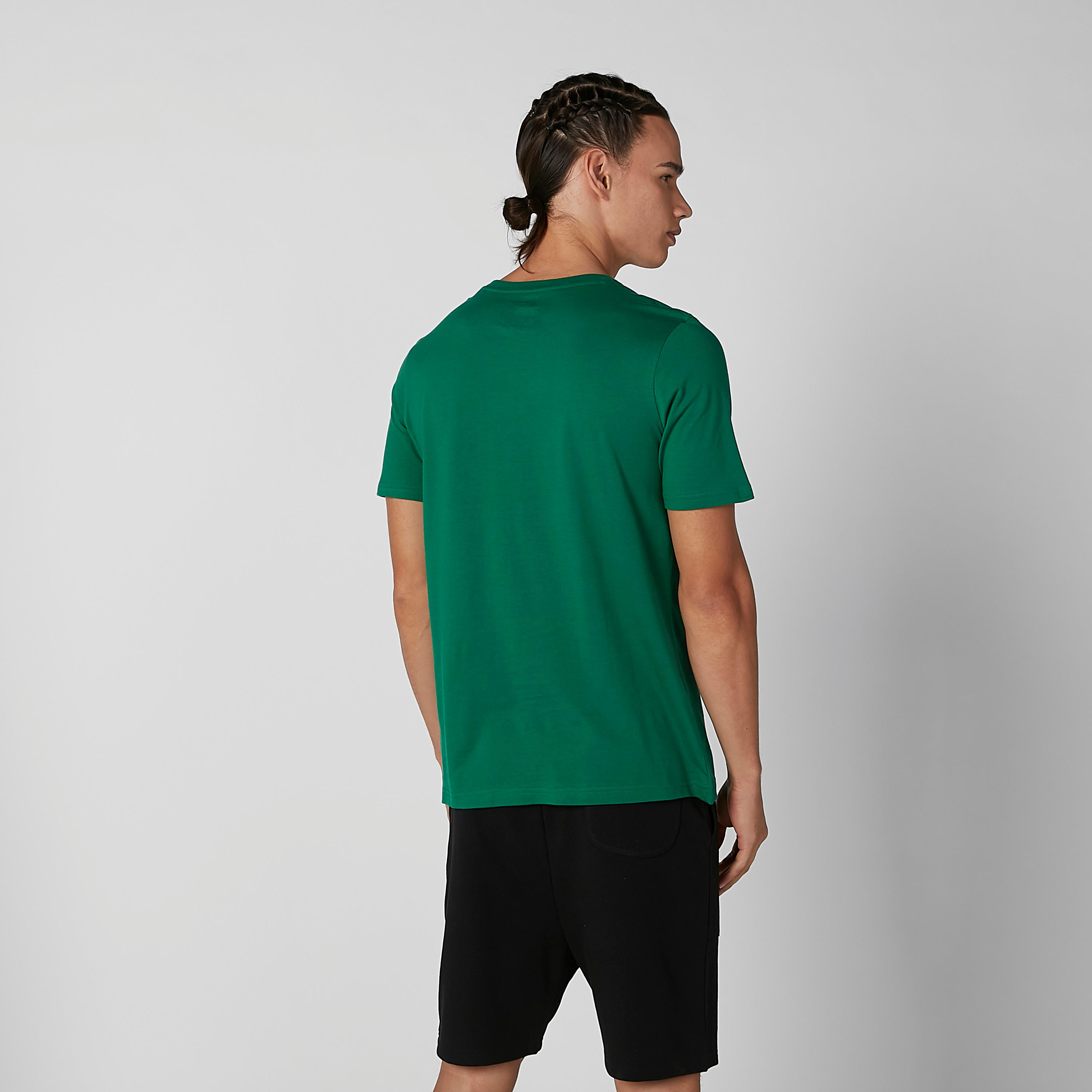 Slim Fit Printed Round Neck T-shirt with Short Sleeves-men-clothing-tshirtsandpolos-tshirts-image-3