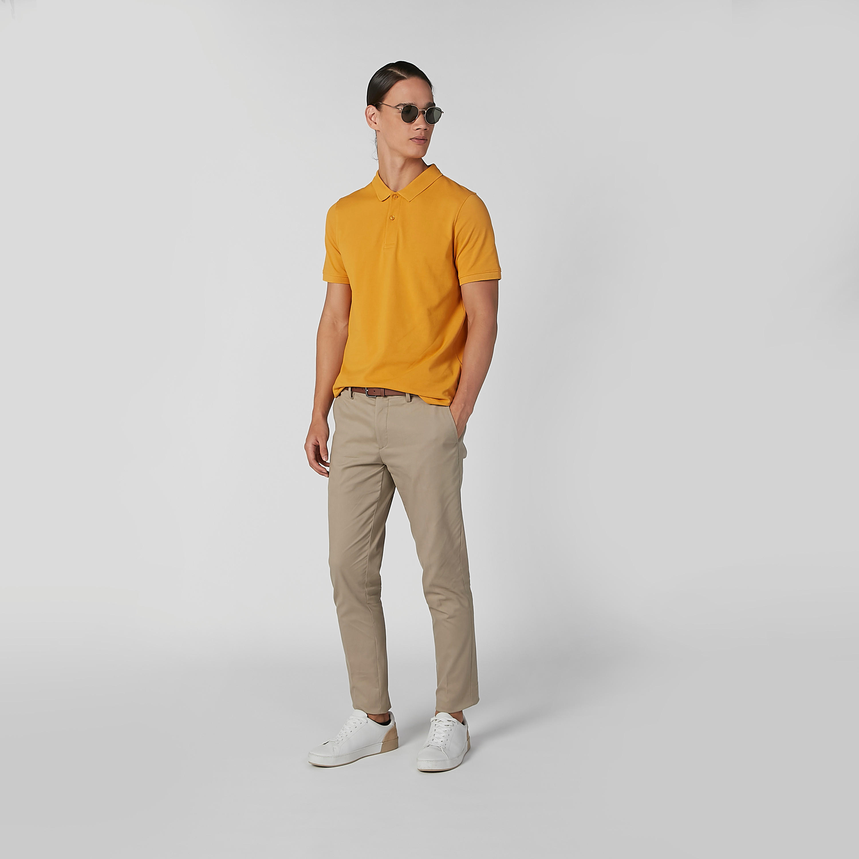 تيشيرت سادة بياقة بولو وأكمام قصيرة-men-clothing-tshirtsandpolos-polos-image-4
