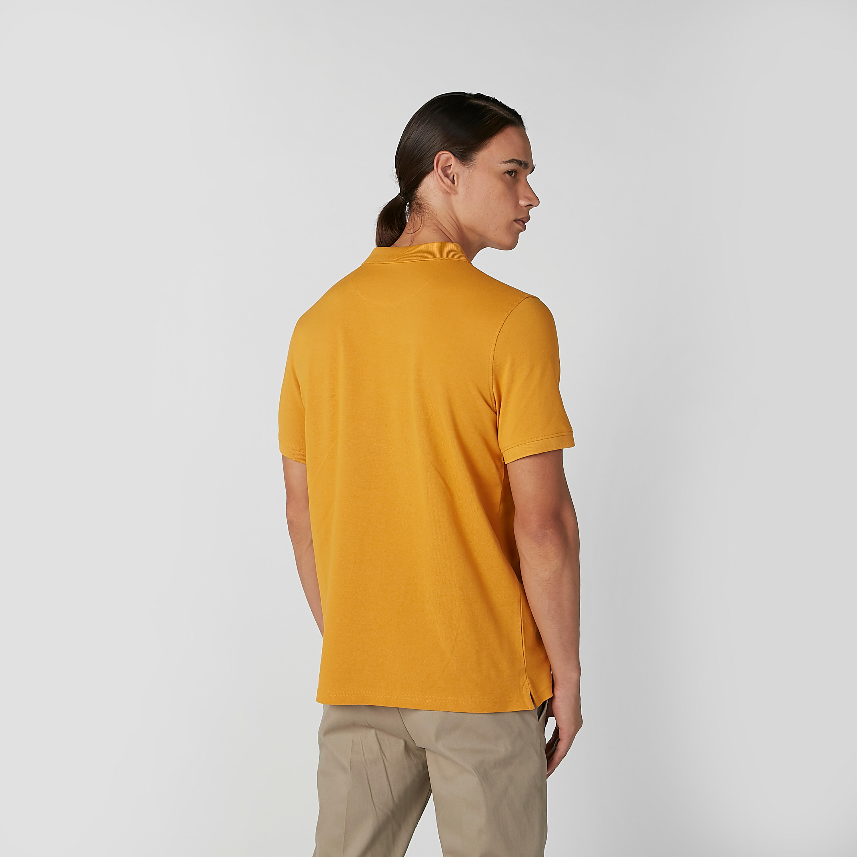 تيشيرت سادة بياقة بولو وأكمام قصيرة-men-clothing-tshirtsandpolos-polos-image-1