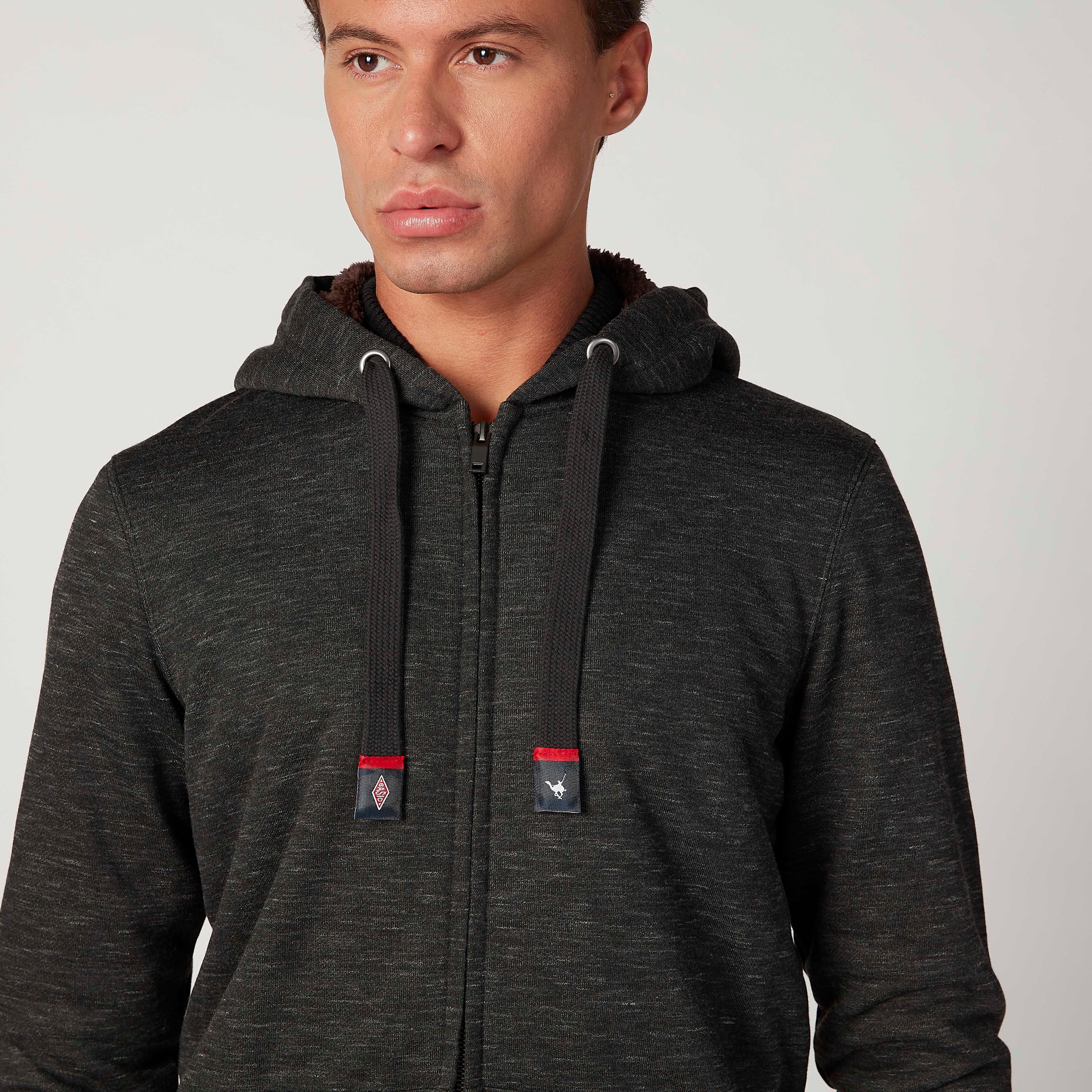 جاكيت بارز الملمس بقبّعة وأكمام طويلة-men-clothing-jacketsandblazers-jackets-image-3