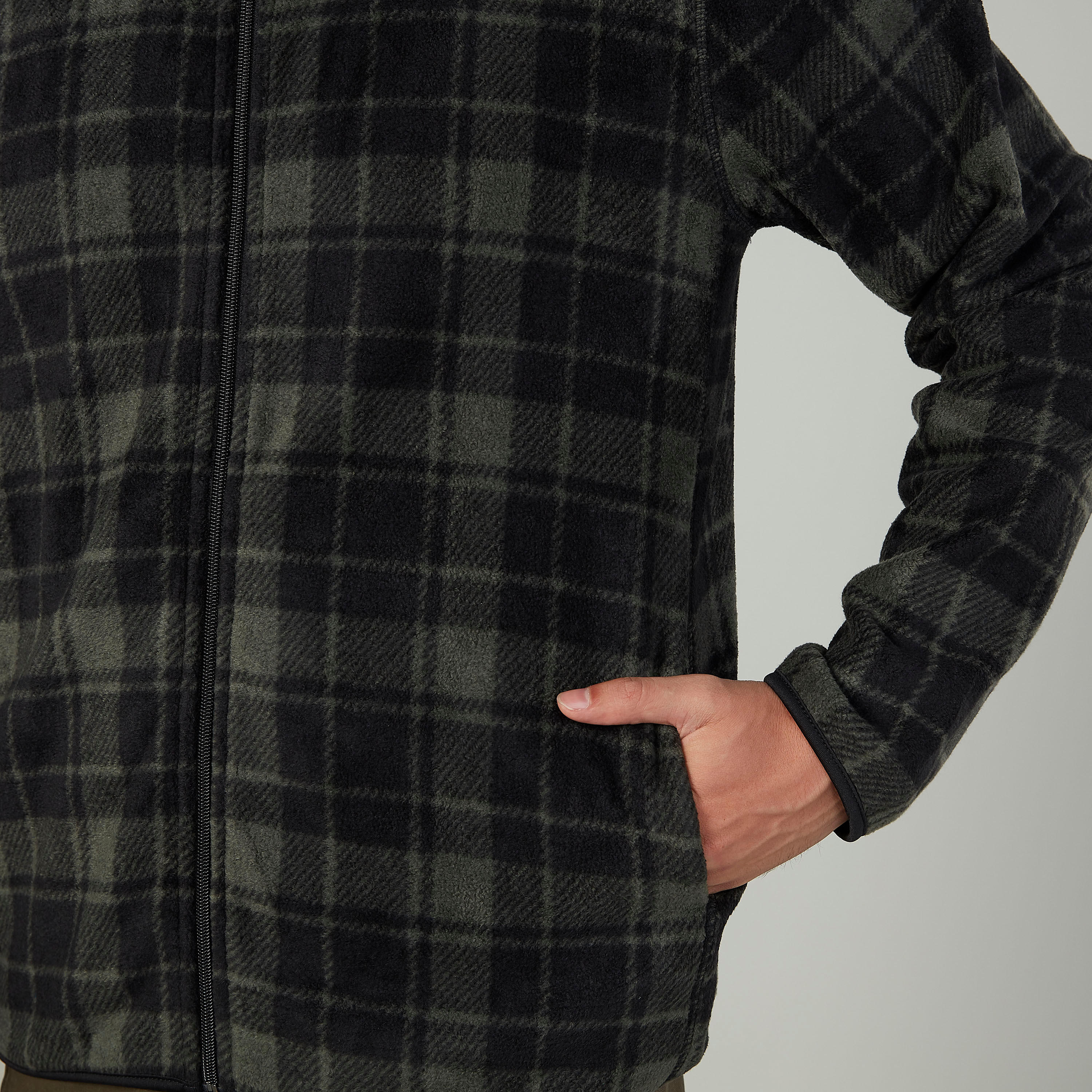 جاكيت كاروهات بياقة عالية وأكمام طويلة-men-clothing-jacketsandblazers-jackets-image-3