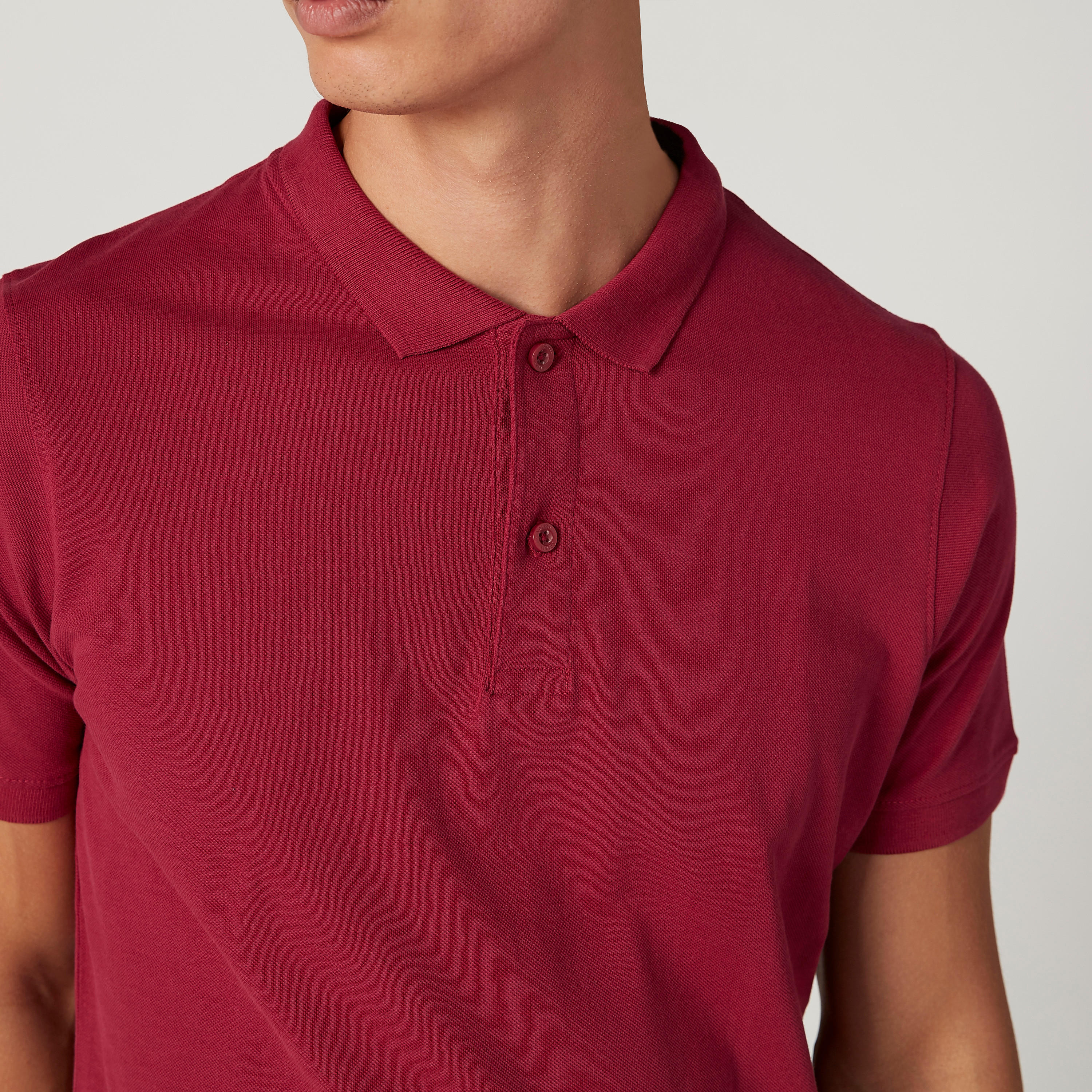 تيشيرت بولو سادة بأكمام قصيرة-men-clothing-tshirtsandpolos-polos-image-9