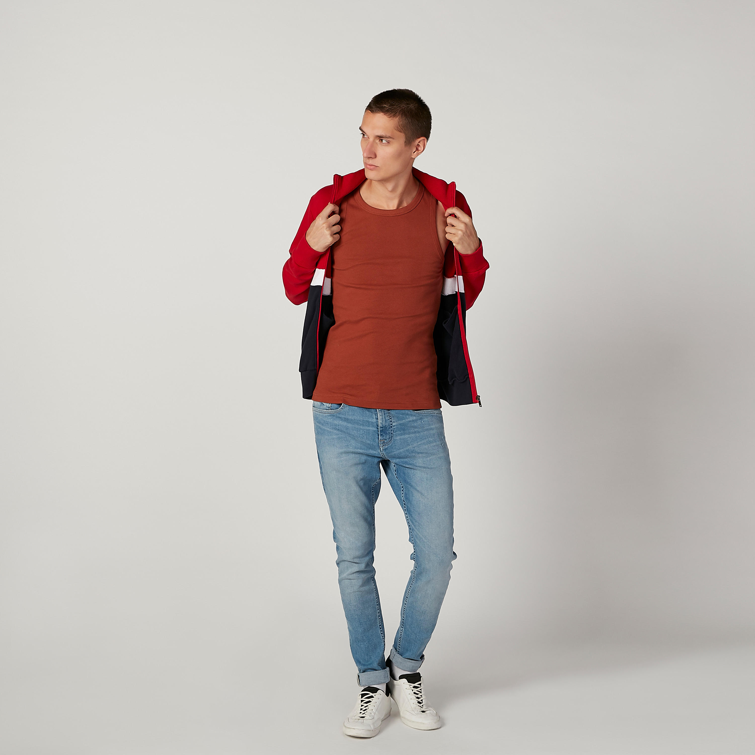 Plain Sleeveless Vest with Scoop Neck-men-clothing-tshirtsandpolos-vests-image-2