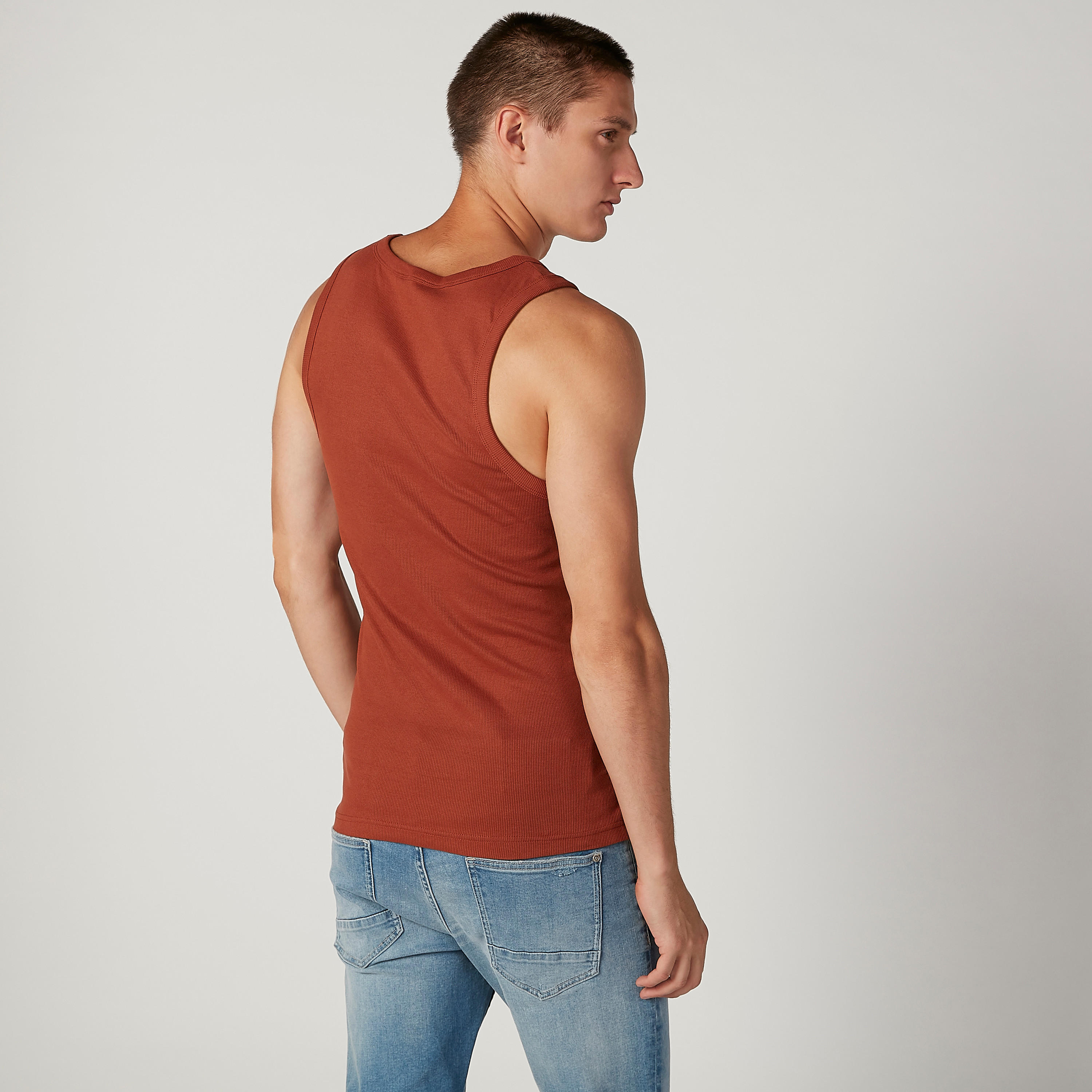 Plain Sleeveless Vest with Scoop Neck-men-clothing-tshirtsandpolos-vests-image-3