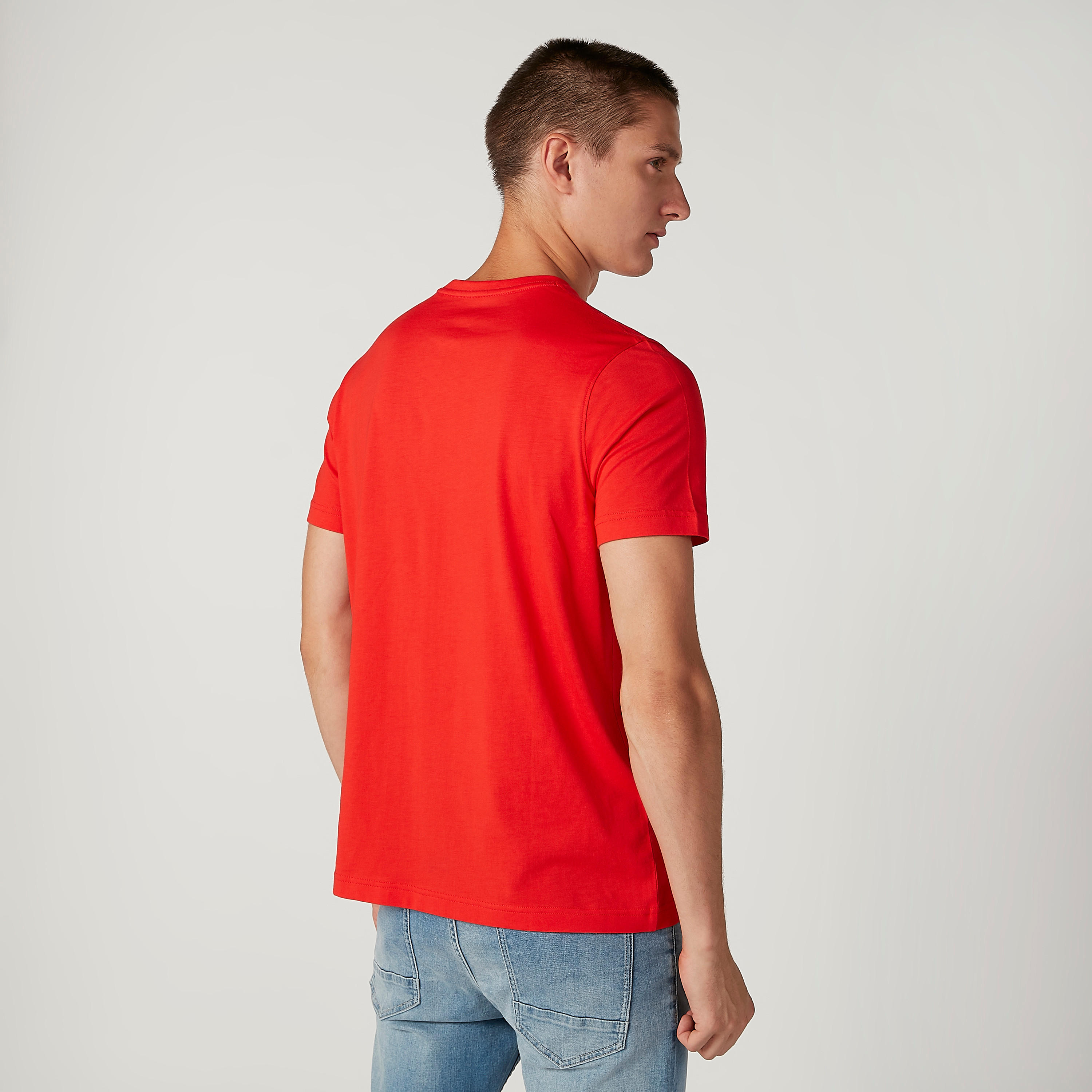 تيشيرت سليم بياقة ضيّقة وأكمام قصيرة وطبعات-men-clothing-tshirtsandpolos-tshirts-image-4