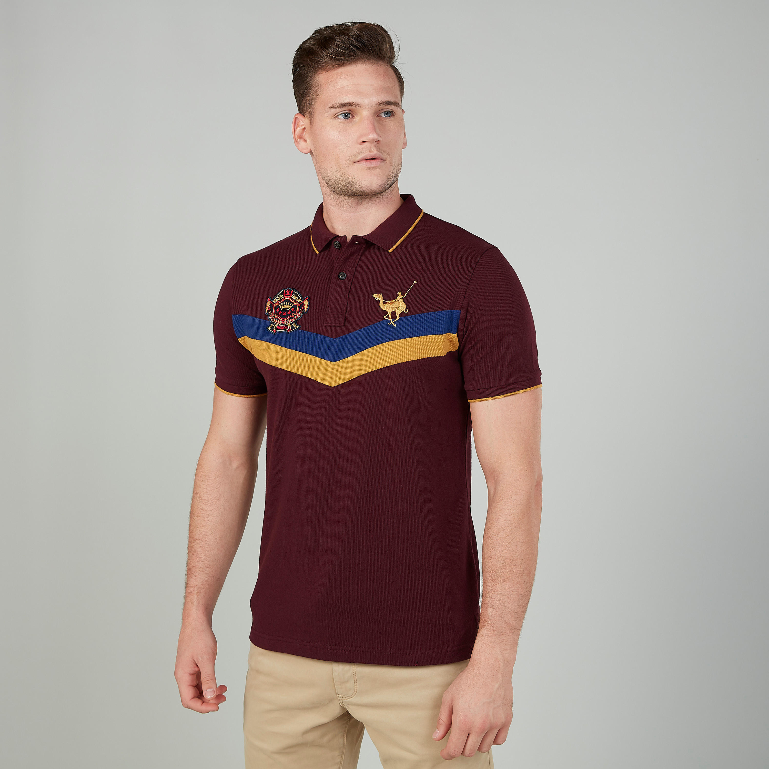 تيشيرت مستدام سليم بياقة بولو وأكمام قصيرة -men-clothing-tshirtsandpolos-polos-image-1