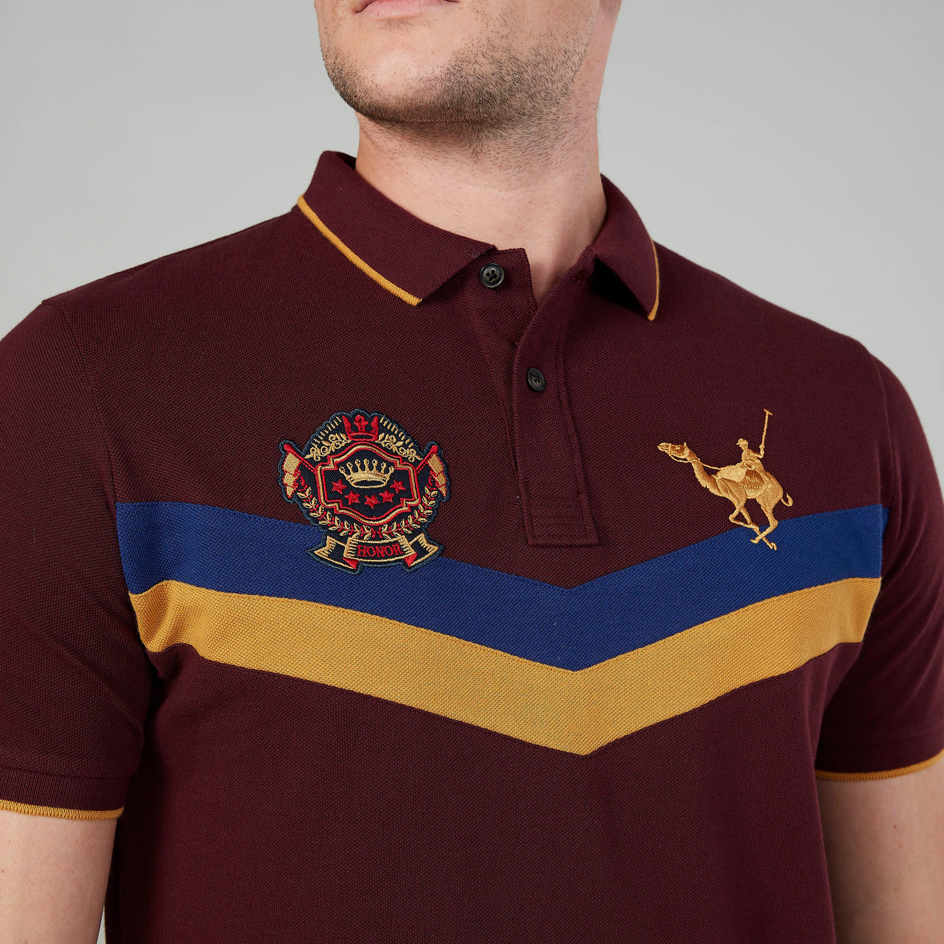 تيشيرت مستدام سليم بياقة بولو وأكمام قصيرة -men-clothing-tshirtsandpolos-polos-image-3