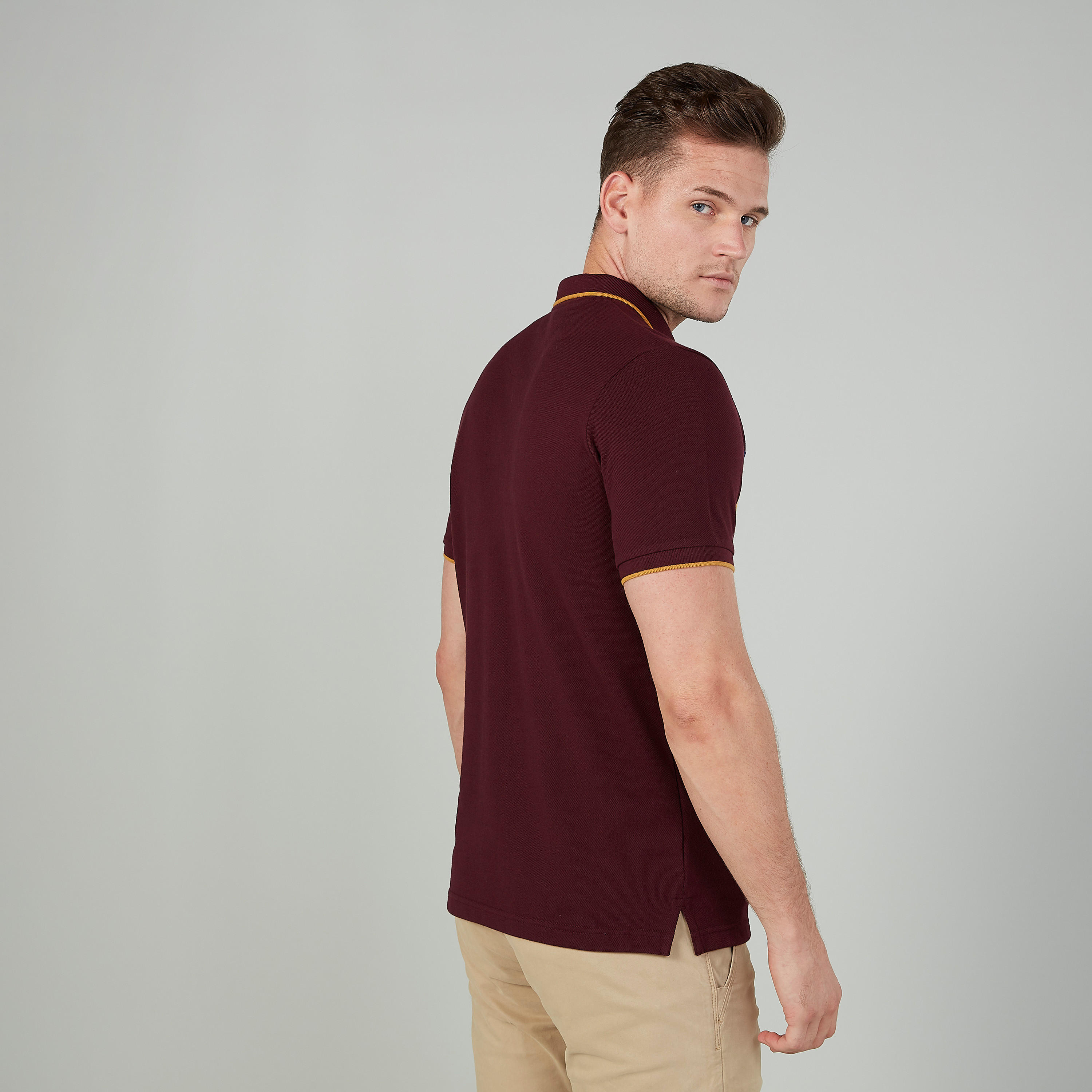 تيشيرت مستدام سليم بياقة بولو وأكمام قصيرة -men-clothing-tshirtsandpolos-polos-image-4