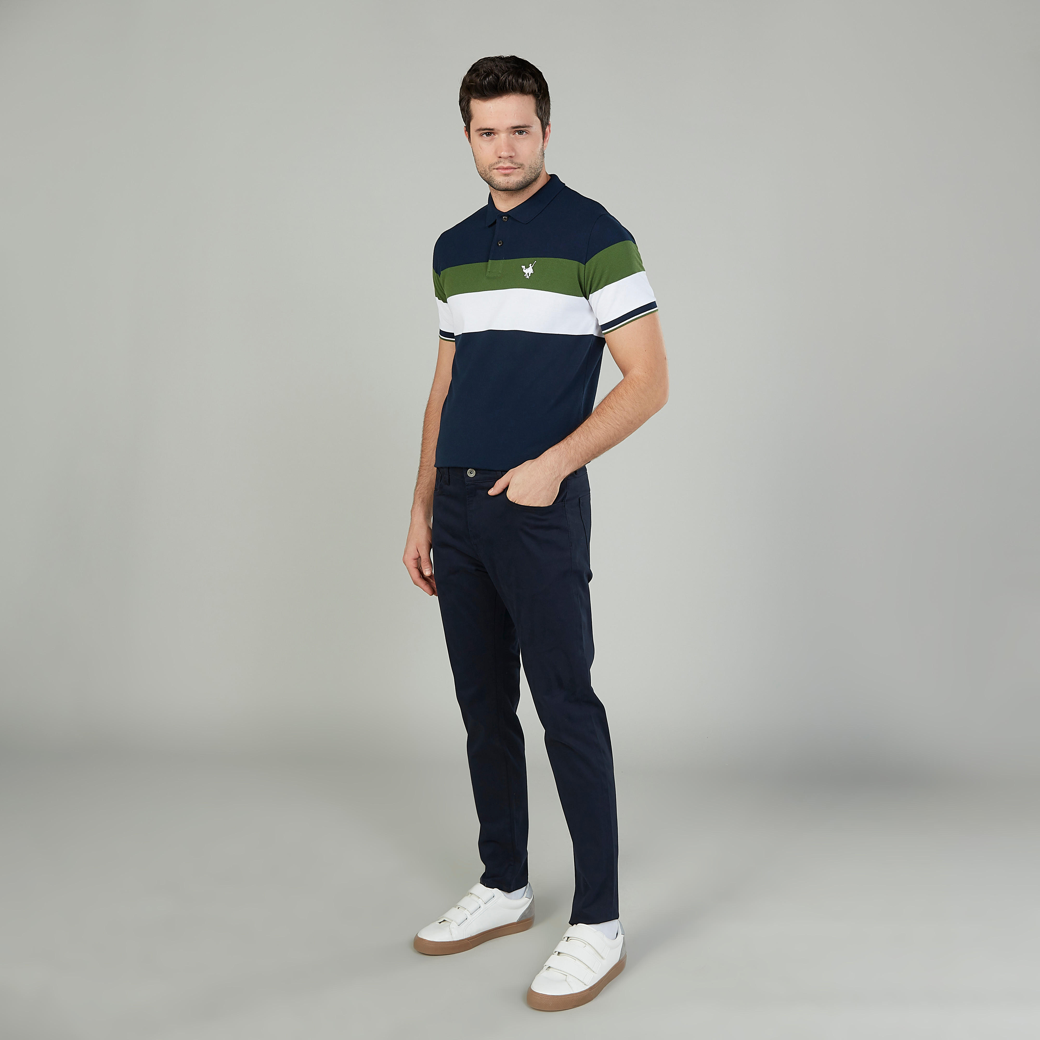 تيشيرت بولو مخطّط بأكمام قصيرة-men-clothing-tshirtsandpolos-polos-image-2