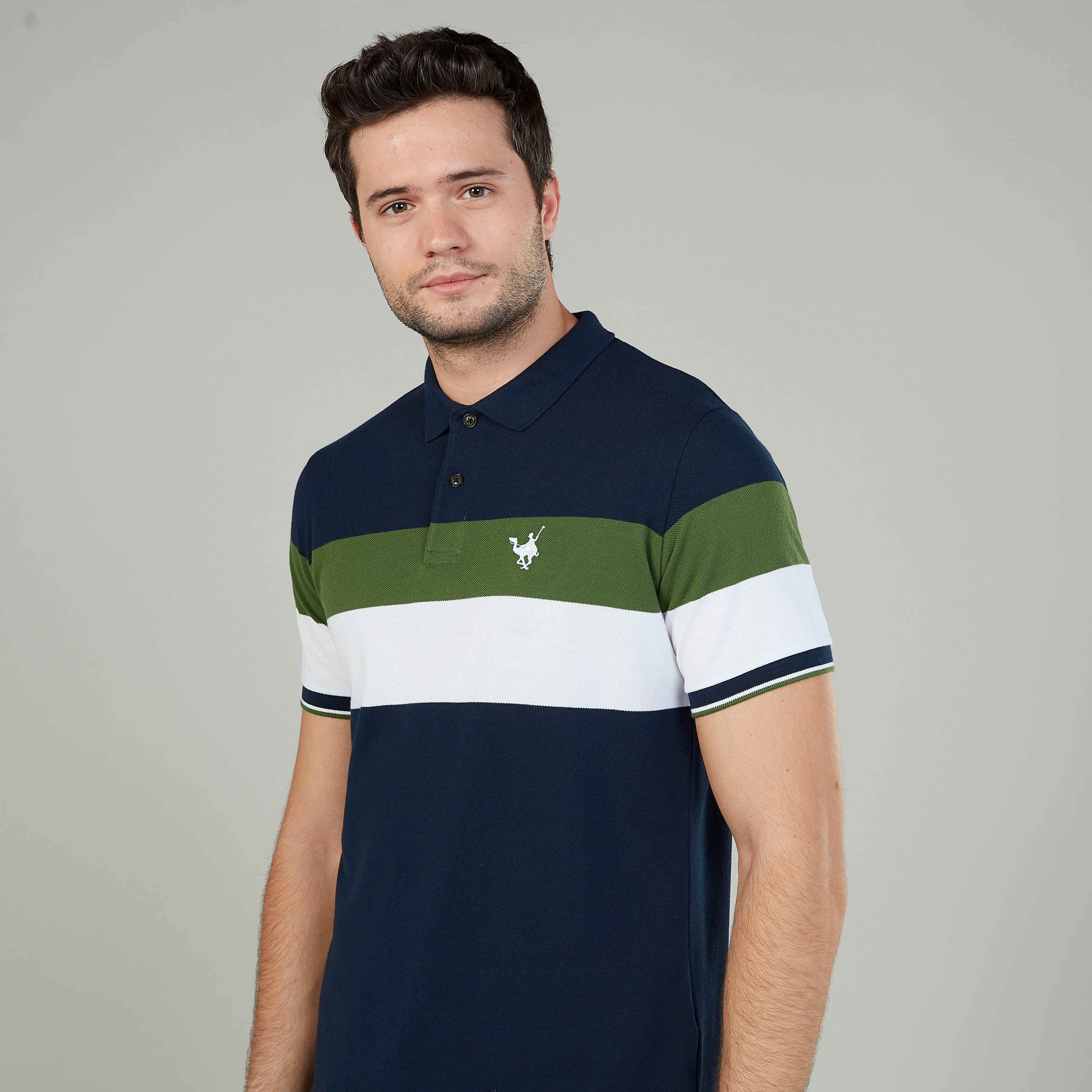 تيشيرت بولو مخطّط بأكمام قصيرة-men-clothing-tshirtsandpolos-polos-image-3