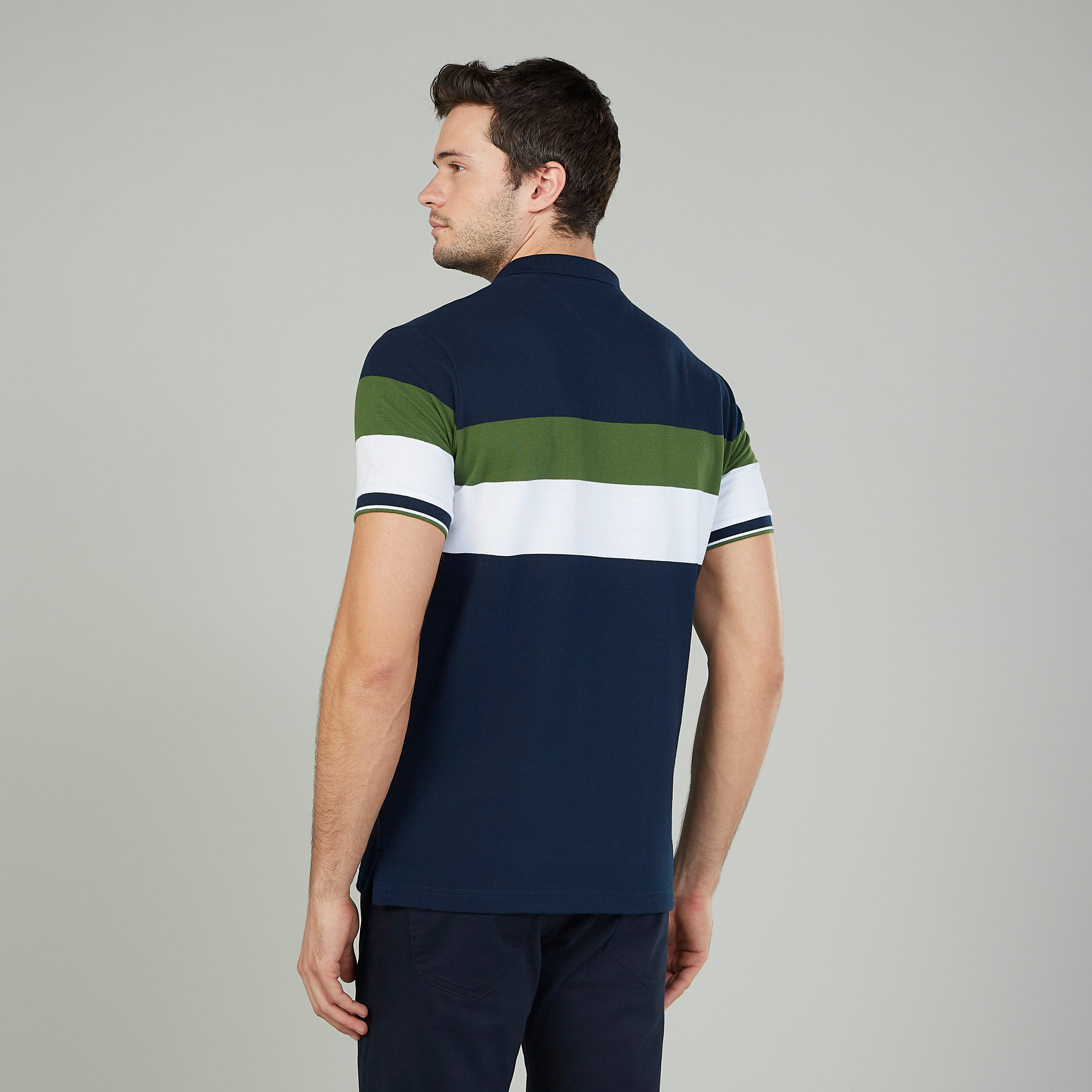 تيشيرت بولو مخطّط بأكمام قصيرة-men-clothing-tshirtsandpolos-polos-image-4
