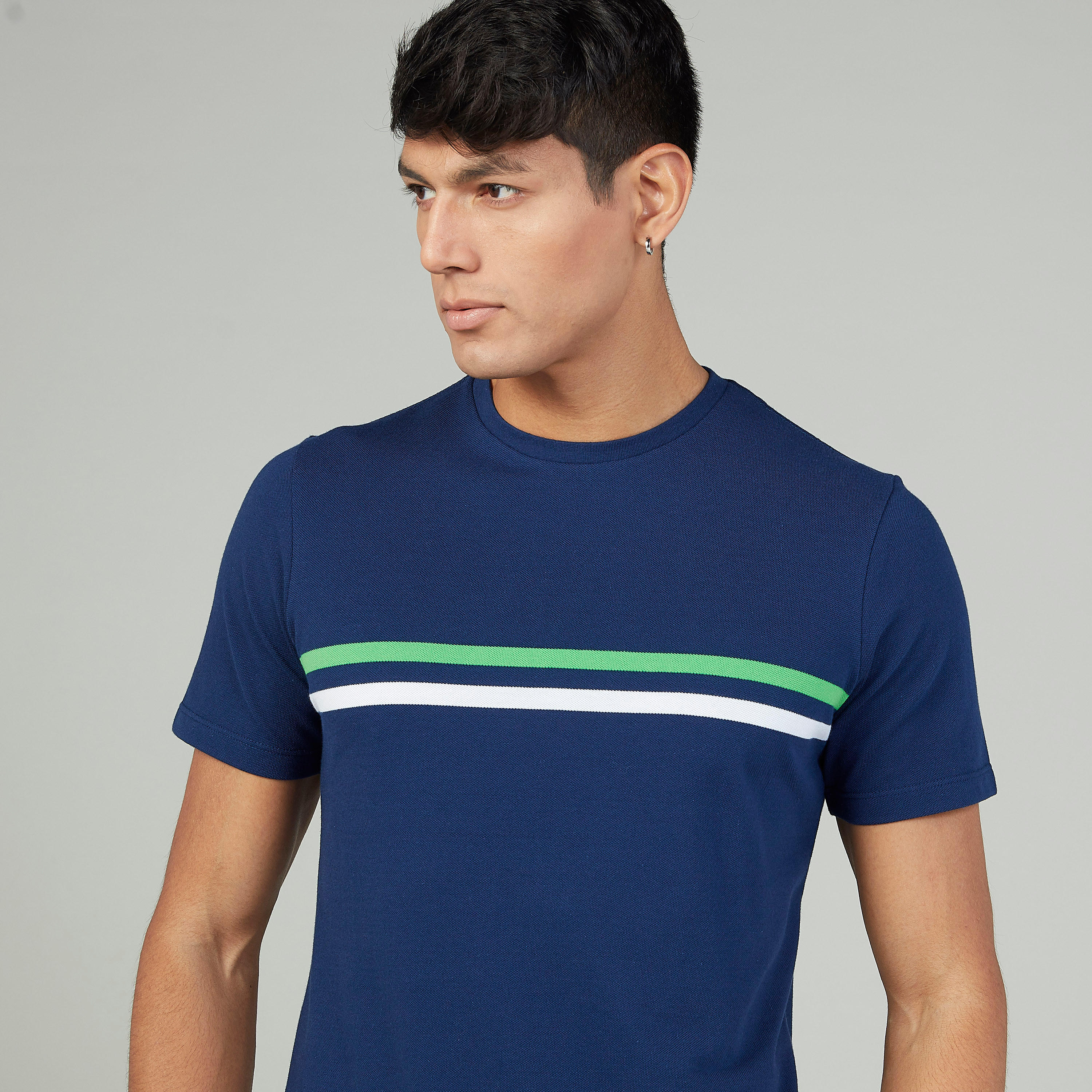 قميص مستدام مقلّم بياقة عاديّة وأكمام طويلة-men-clothing-tshirtsandpolos-tshirts-image-3