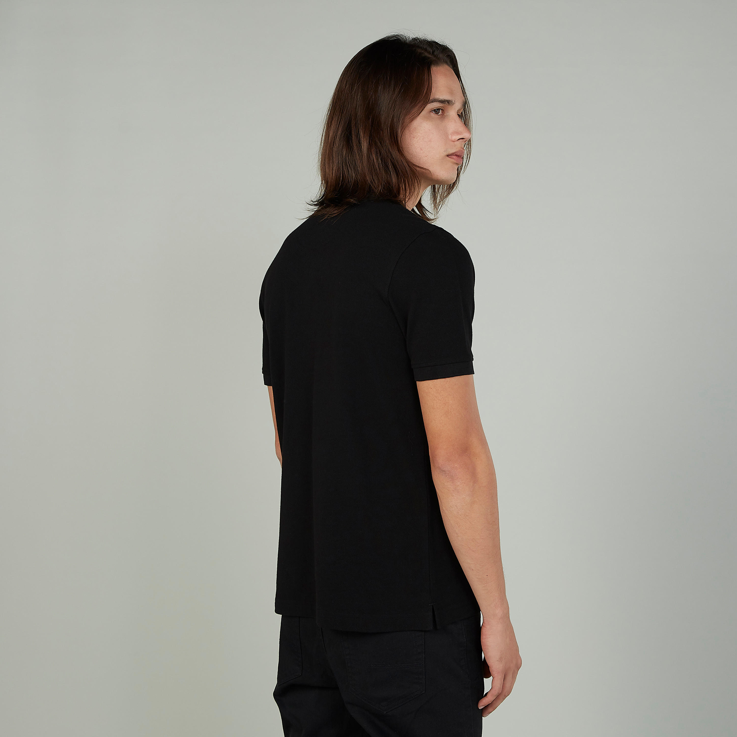 تيشيرت سادة  بياقة بولو وأكمام قصيرة-men-clothing-tshirtsandpolos-polos-image-4