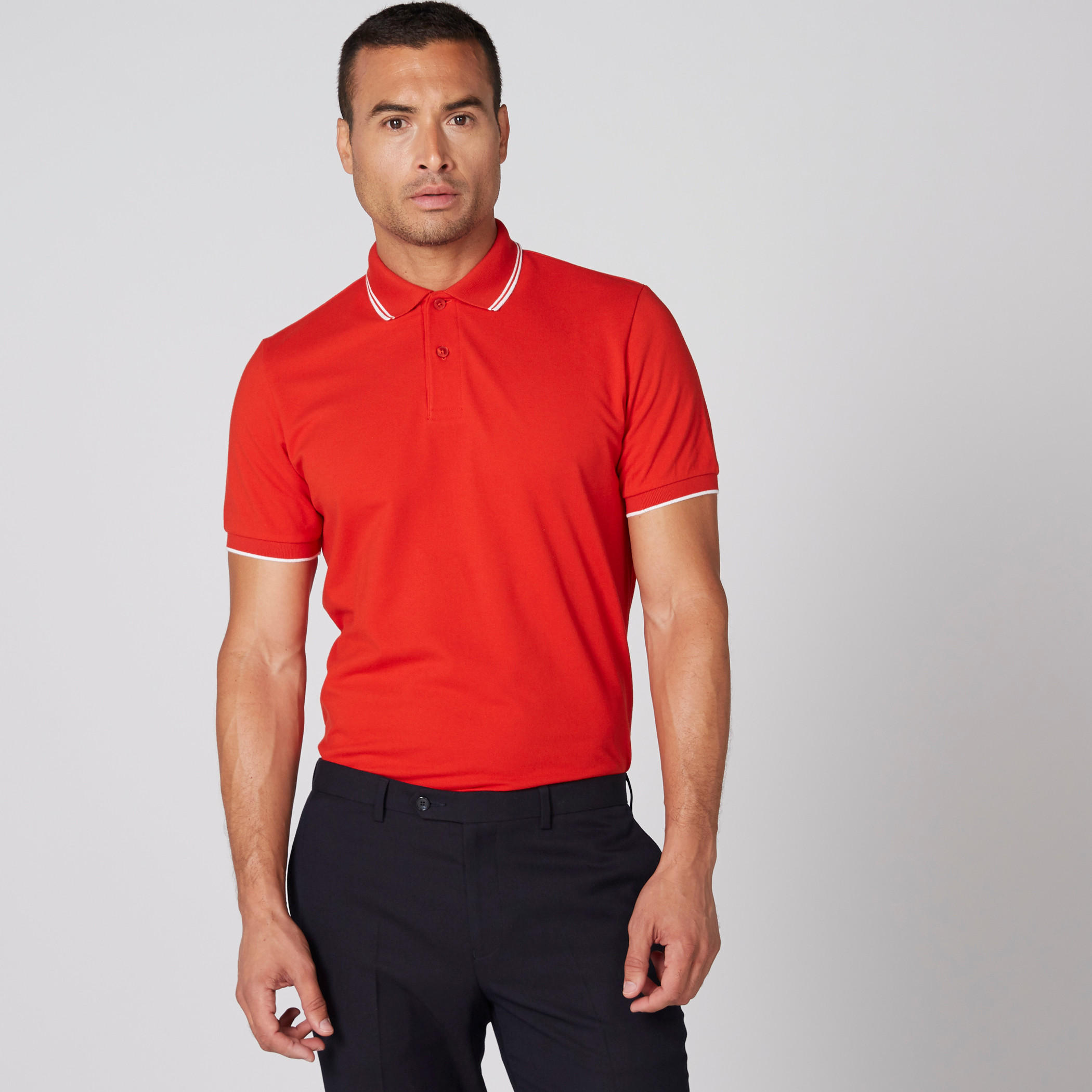 تيشيرت بياقة بولو وأكمام قصيرة-men-clothing-tshirtsandpolos-polos-image-4