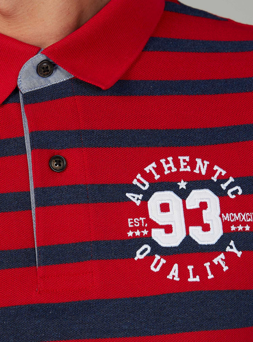 تيشيرت مستدام بأكمام قصيرة وطبعات سمايلي وورلد-men-clothing-tshirtsandpolos-polos-image-3