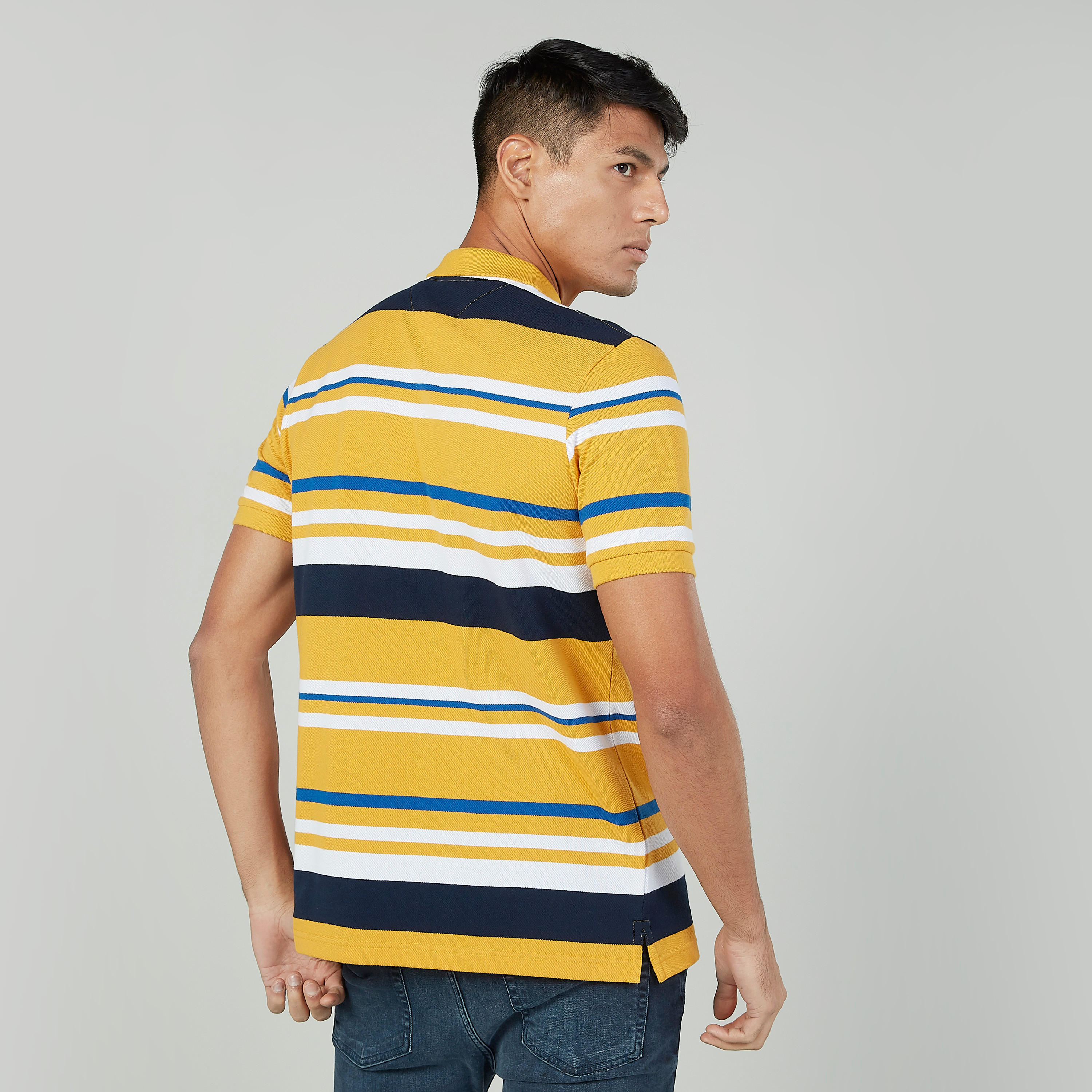 تيشيرت مخطّط بياقة بولو وأكمام قصيرة-men-clothing-tshirtsandpolos-polos-image-4
