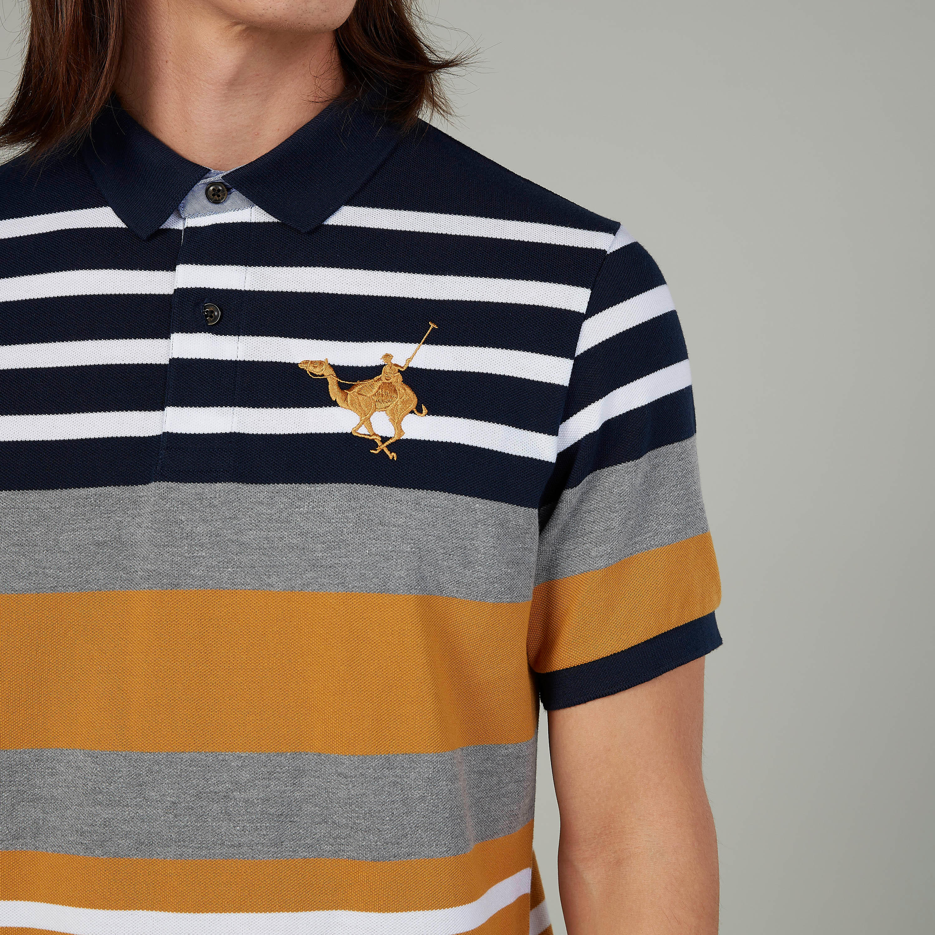 تيشيرت بولو مخطط بأكمام قصيرة-men-clothing-tshirtsandpolos-polos-image-3