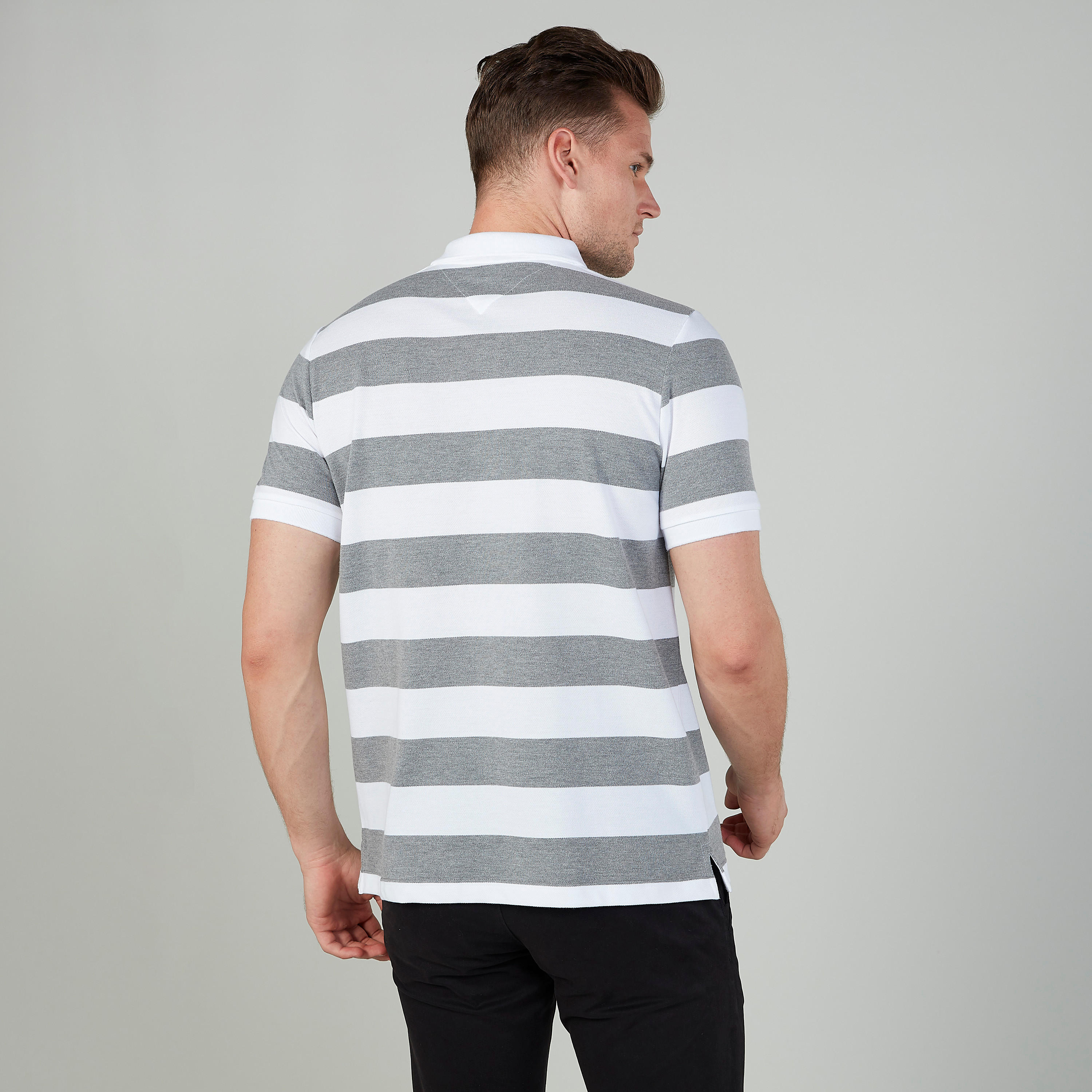 تيشيرت مستدام مقلّم بياقة بولو وأكمام قصيرة -men-clothing-tshirtsandpolos-polos-image-4