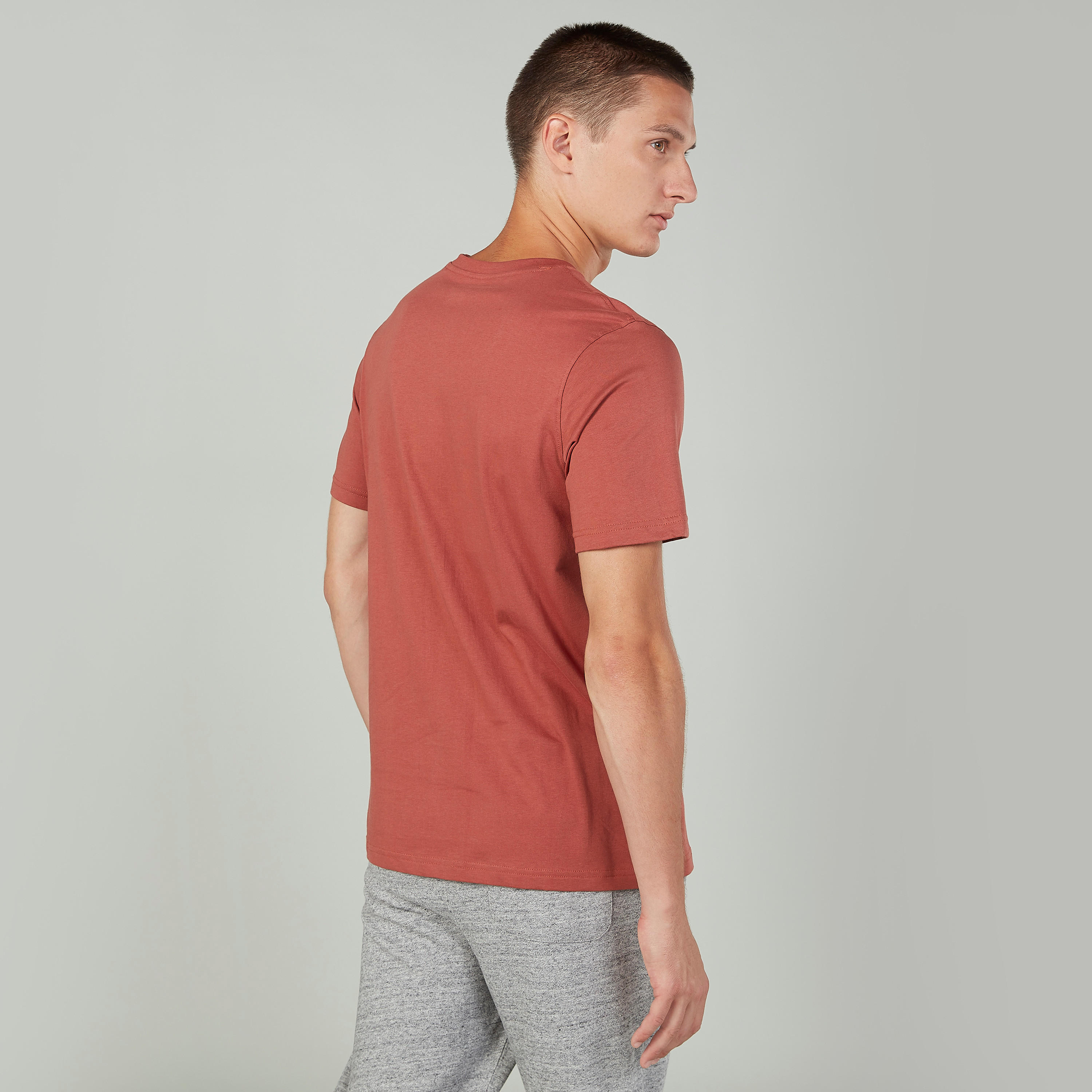تيشيرت سادة بياقة ضيّقة وأكمام قصيرة-men-clothing-tshirtsandpolos-tshirts-image-3