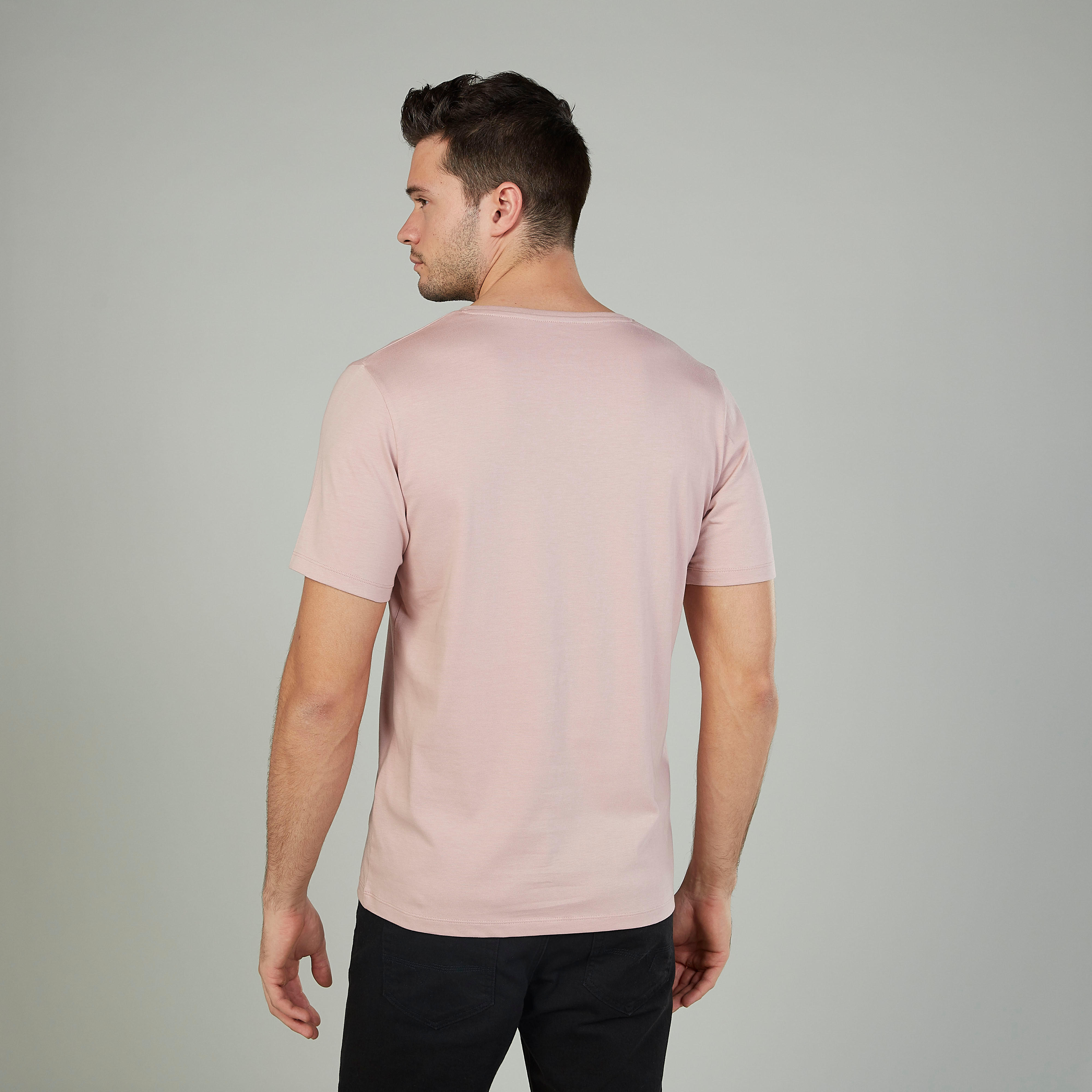 تيشيرت سادة بياقة V وأكمام قصيرة-men-clothing-tshirtsandpolos-tshirts-image-4