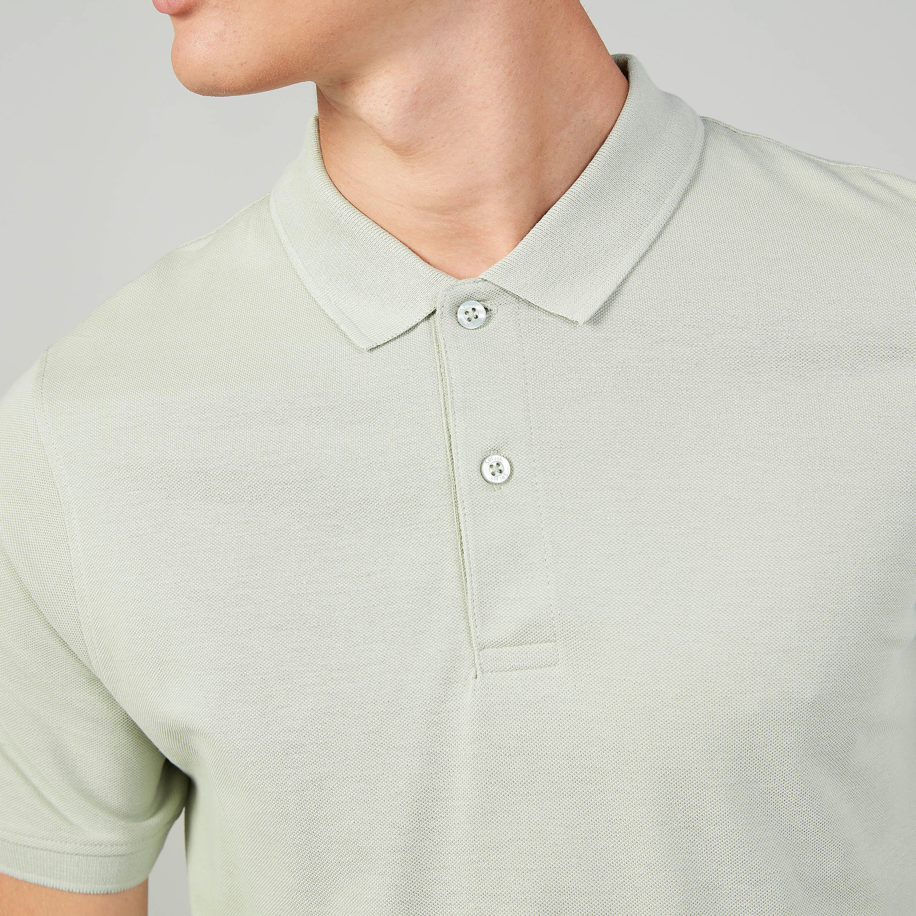 تيشيرت بولو سادة بأكمام قصيرة-men-clothing-tshirtsandpolos-polos-image-3