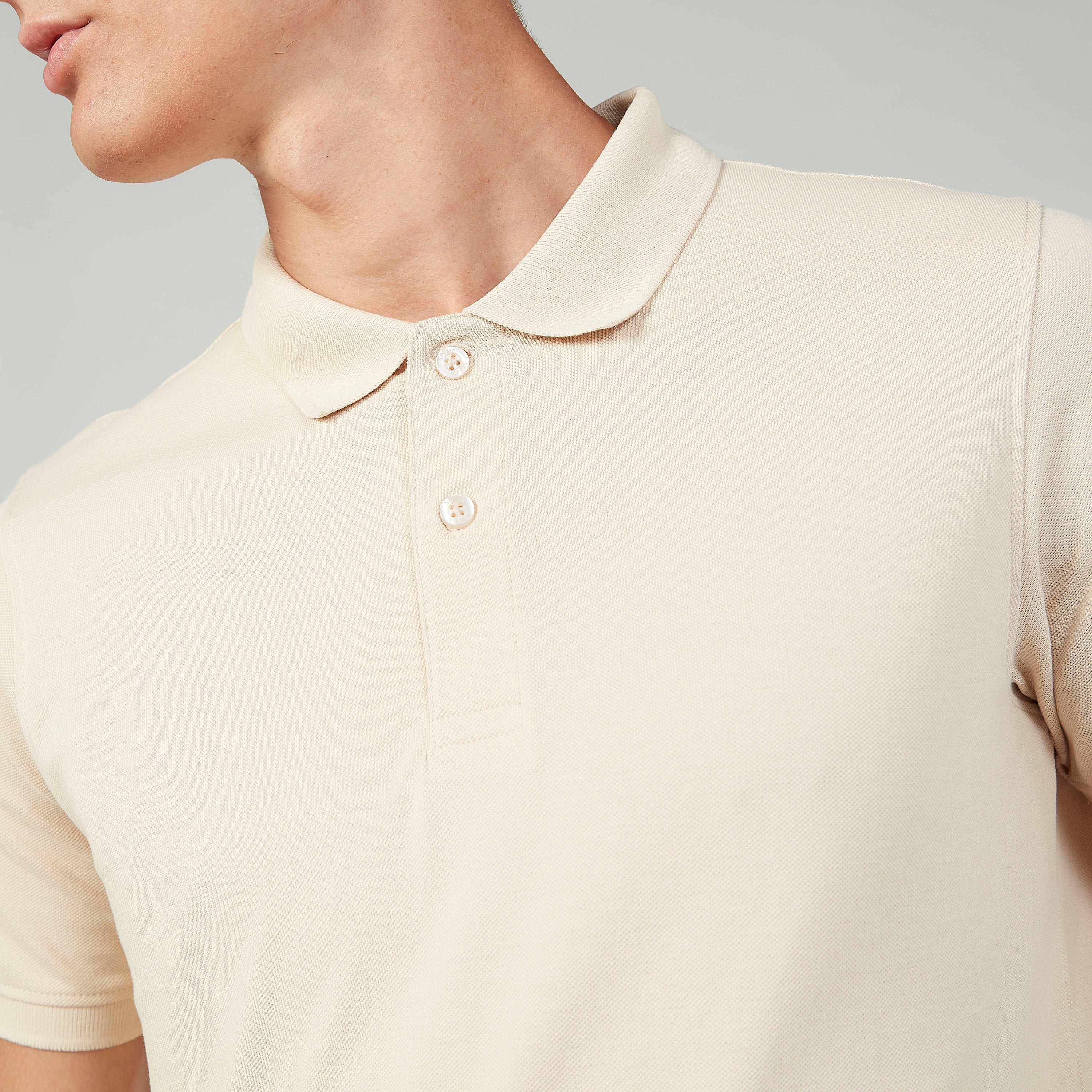 تيشيرت بولو سادة بأكمام قصيرة-men-clothing-tshirtsandpolos-polos-image-3