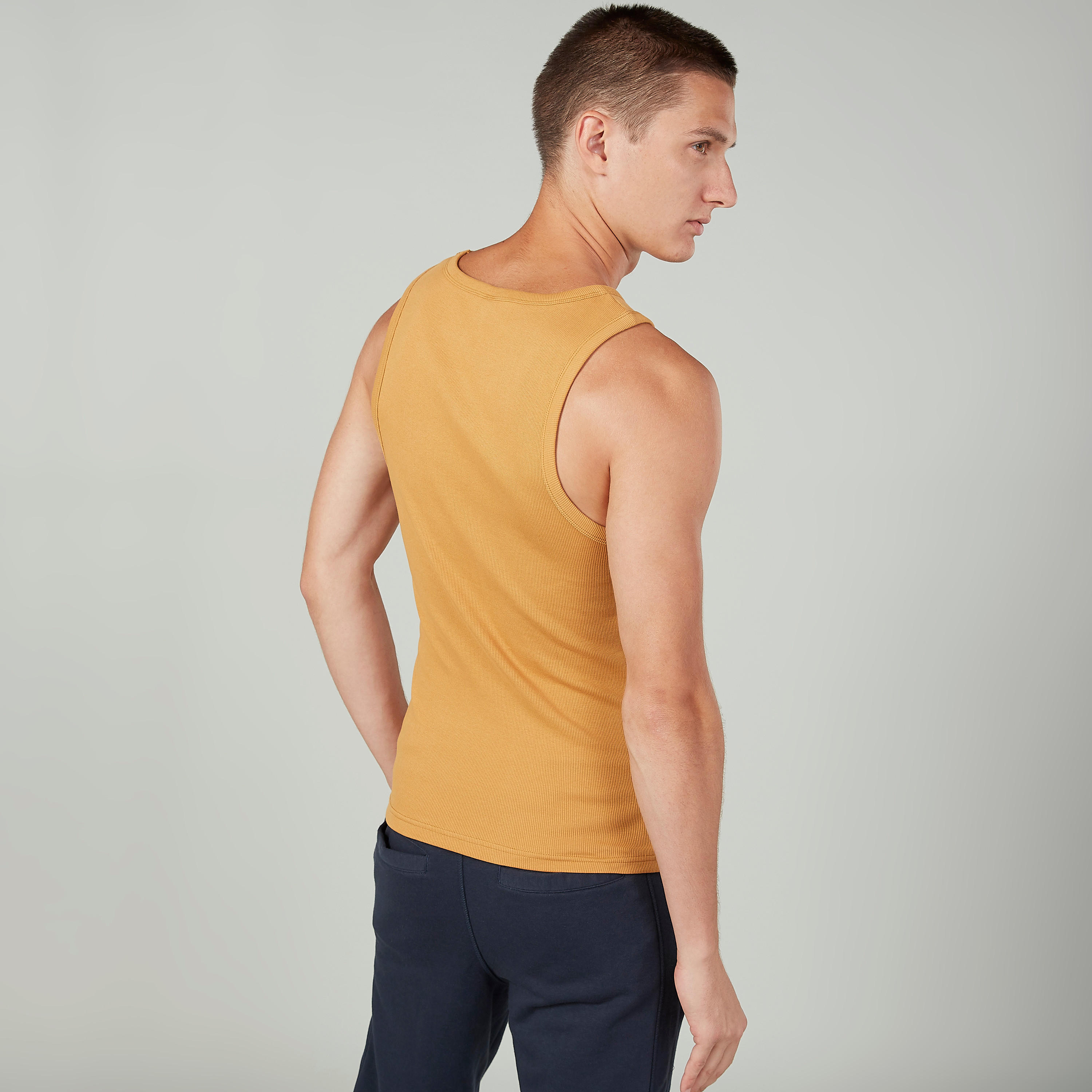 فيست بارز الملمس دون أكمام بياقة عميقة-men-clothing-tshirtsandpolos-vests-image-3