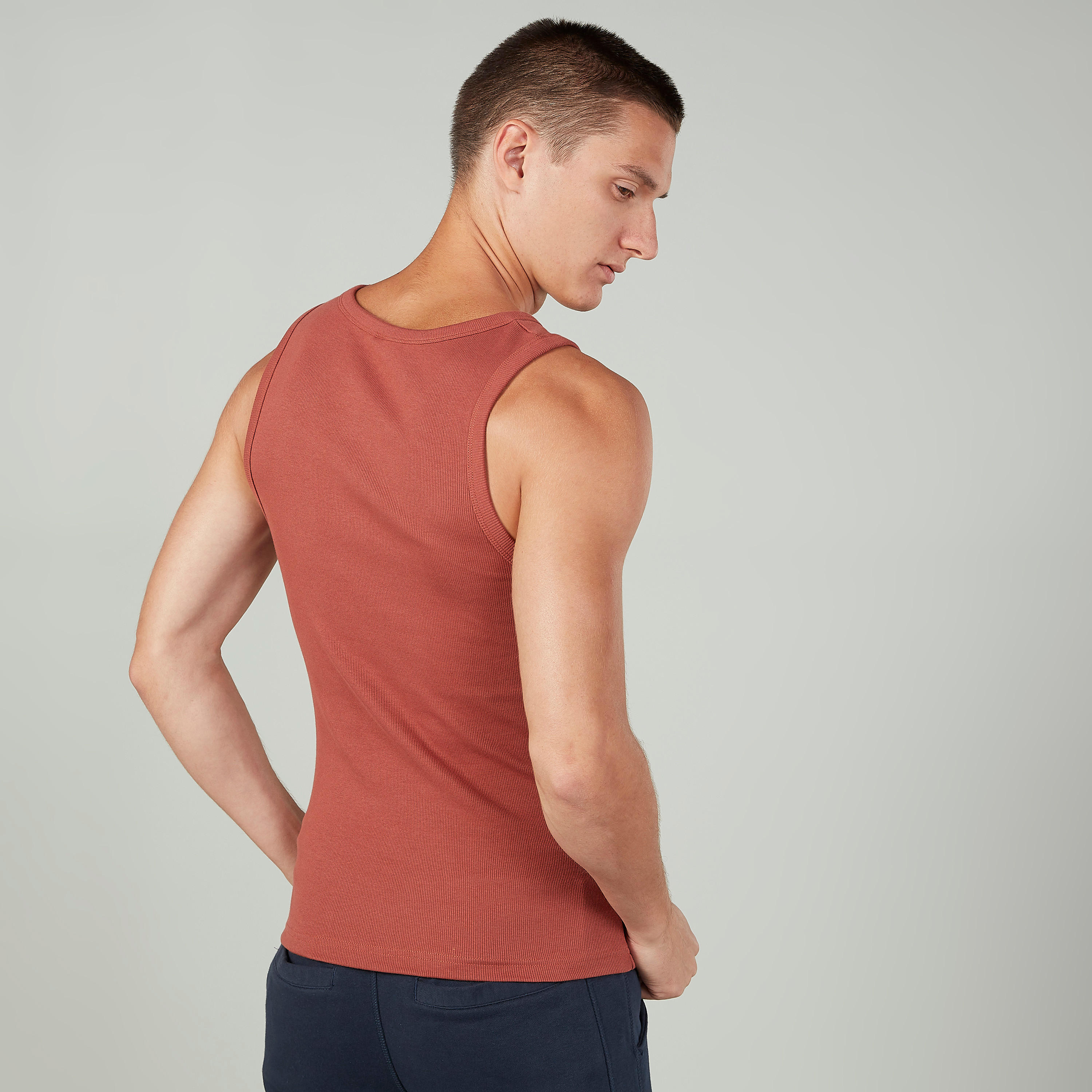 فيست بارز الملمس دون أكمام بياقة عميقة-men-clothing-tshirtsandpolos-vests-image-3