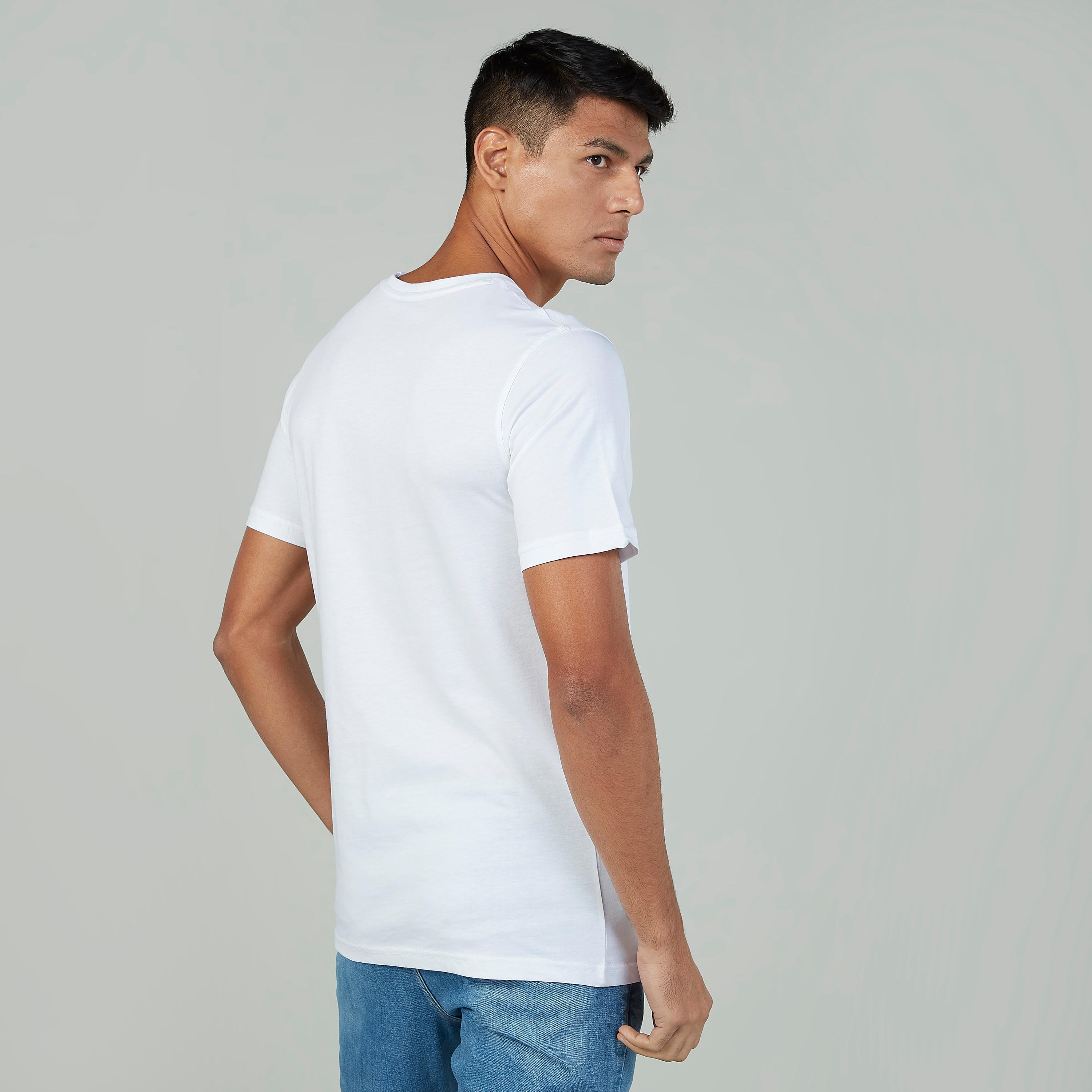 Slim Fit Graphic Printed T-shirt with Crew Neck and Short Sleeves-men-clothing-tshirtsandpolos-tshirts-image-4