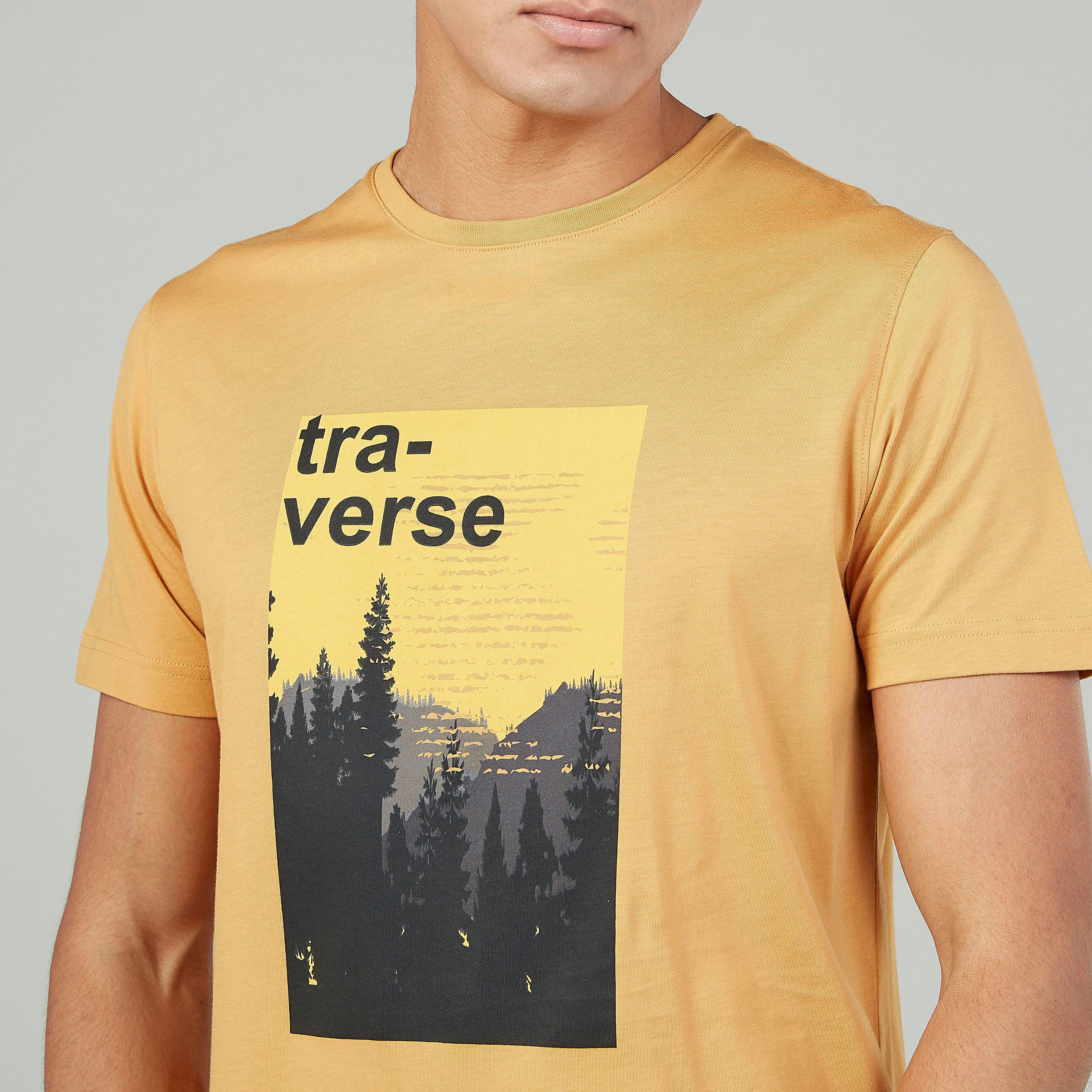 فستان قميص مستدام سادة متوسط الطول بأكمام 3/4 -men-clothing-tshirtsandpolos-tshirts-image-3