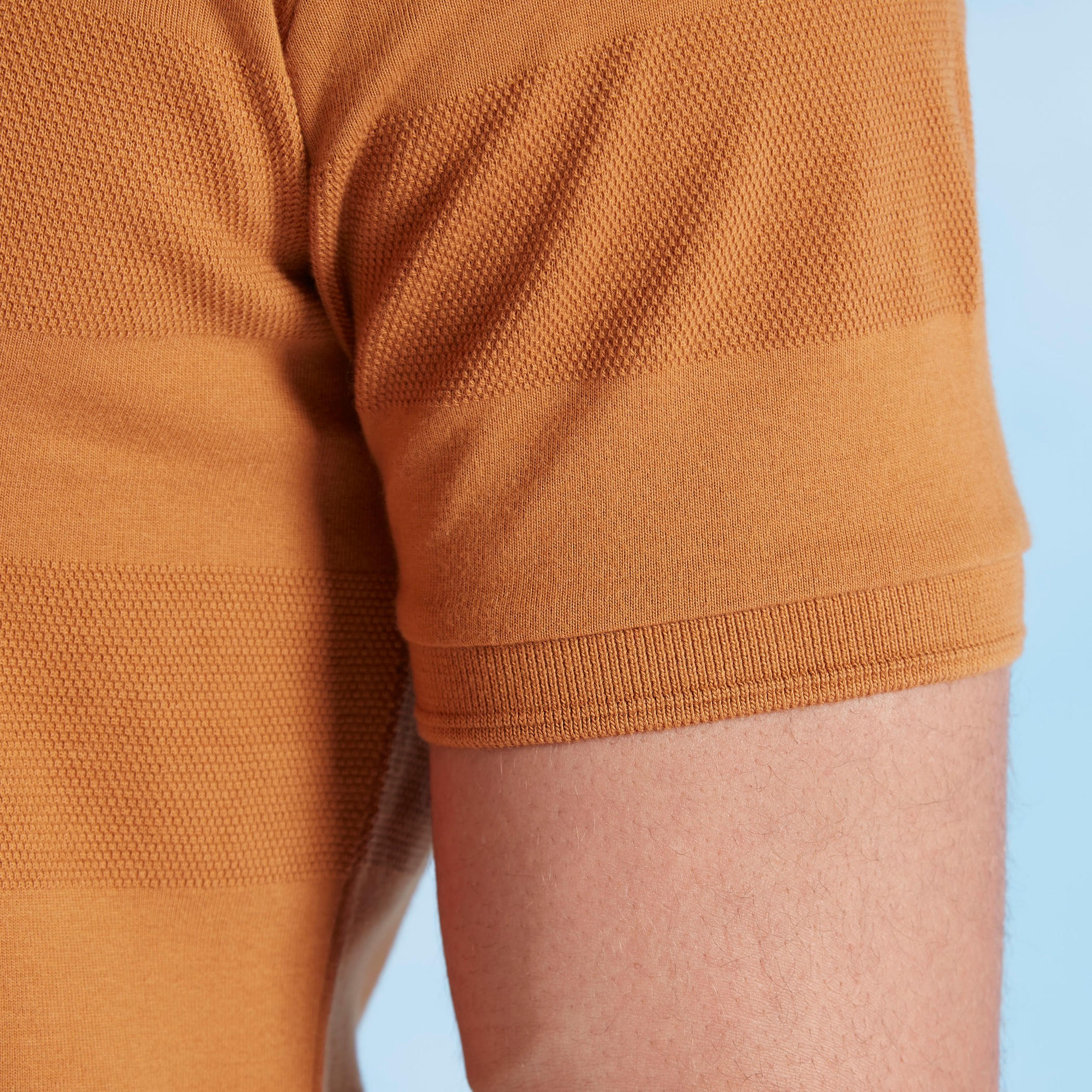 تيشيرت بولو بقصة سليم بارز الملمس بأكمام قصيرة-men-clothing-tshirtsandpolos-polos-image-4