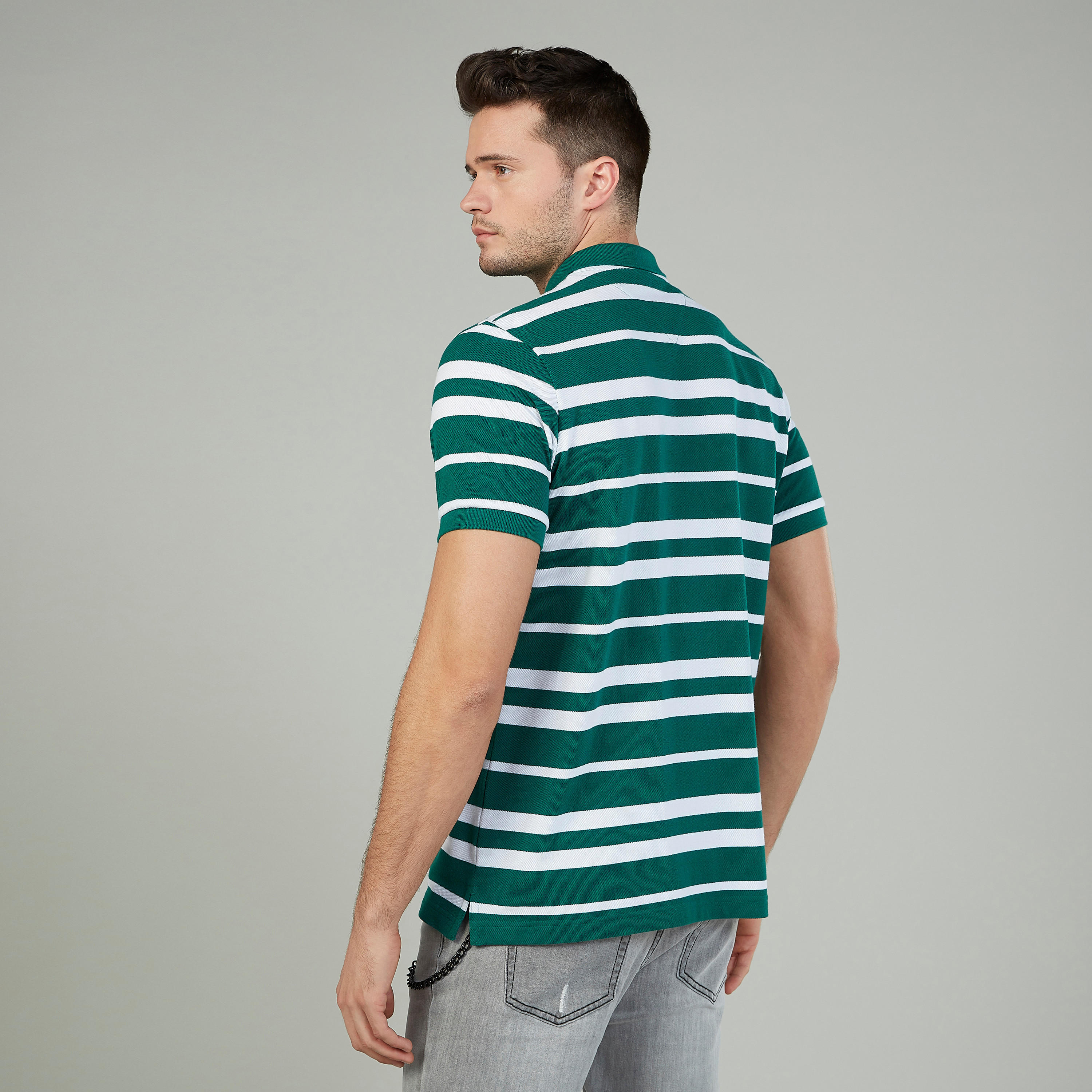 تيشيرت بولو مخطّط بأكمام قصيرة-men-clothing-tshirtsandpolos-polos-image-4