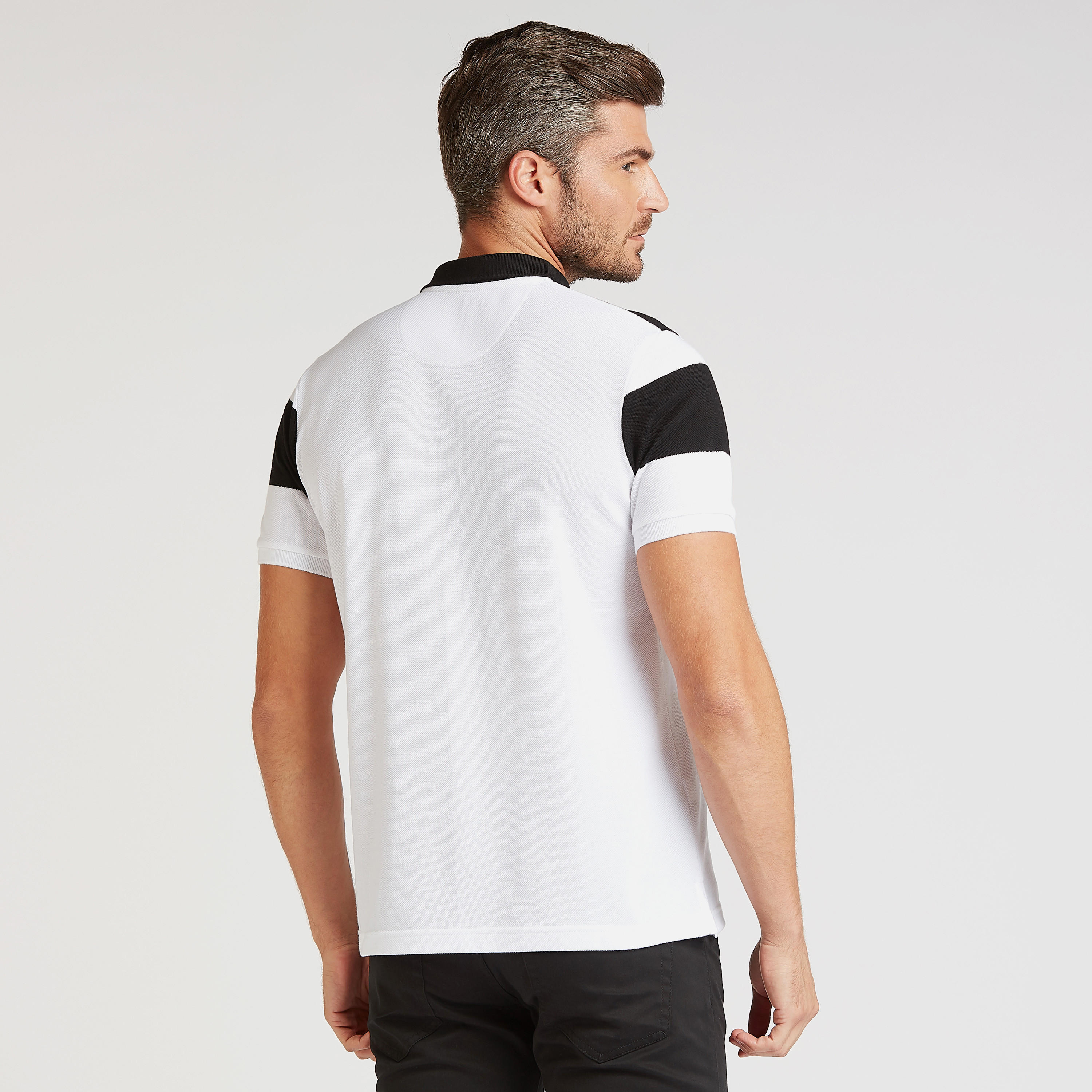 Slim Fit Striped Polo T-shirt with Short Sleeves-men-clothing-tshirtsandpolos-polos-image-4