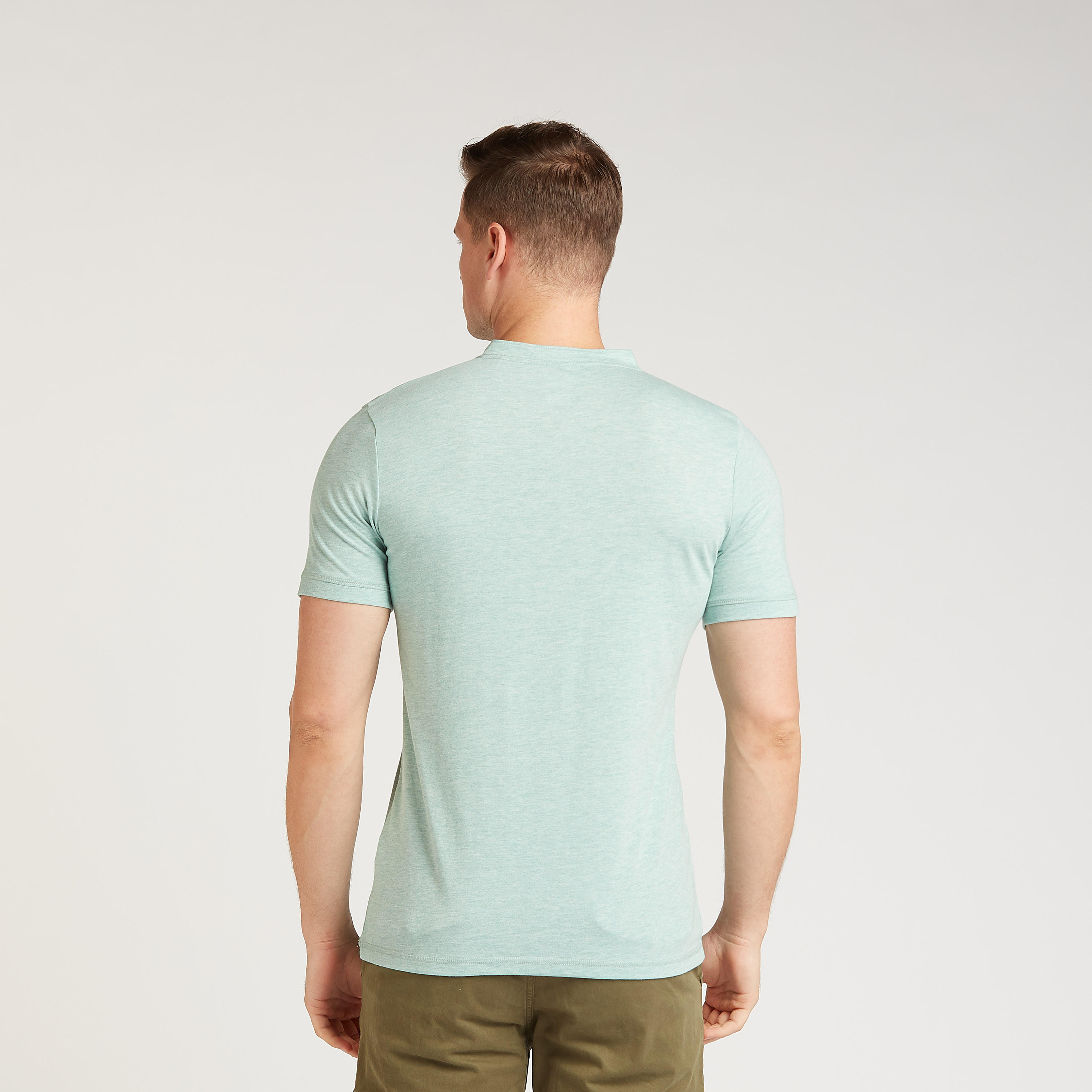 تيشيرت سادة بياقة هينلي وأكمام قصيرة-men-clothing-tshirtsandpolos-tshirts-image-4