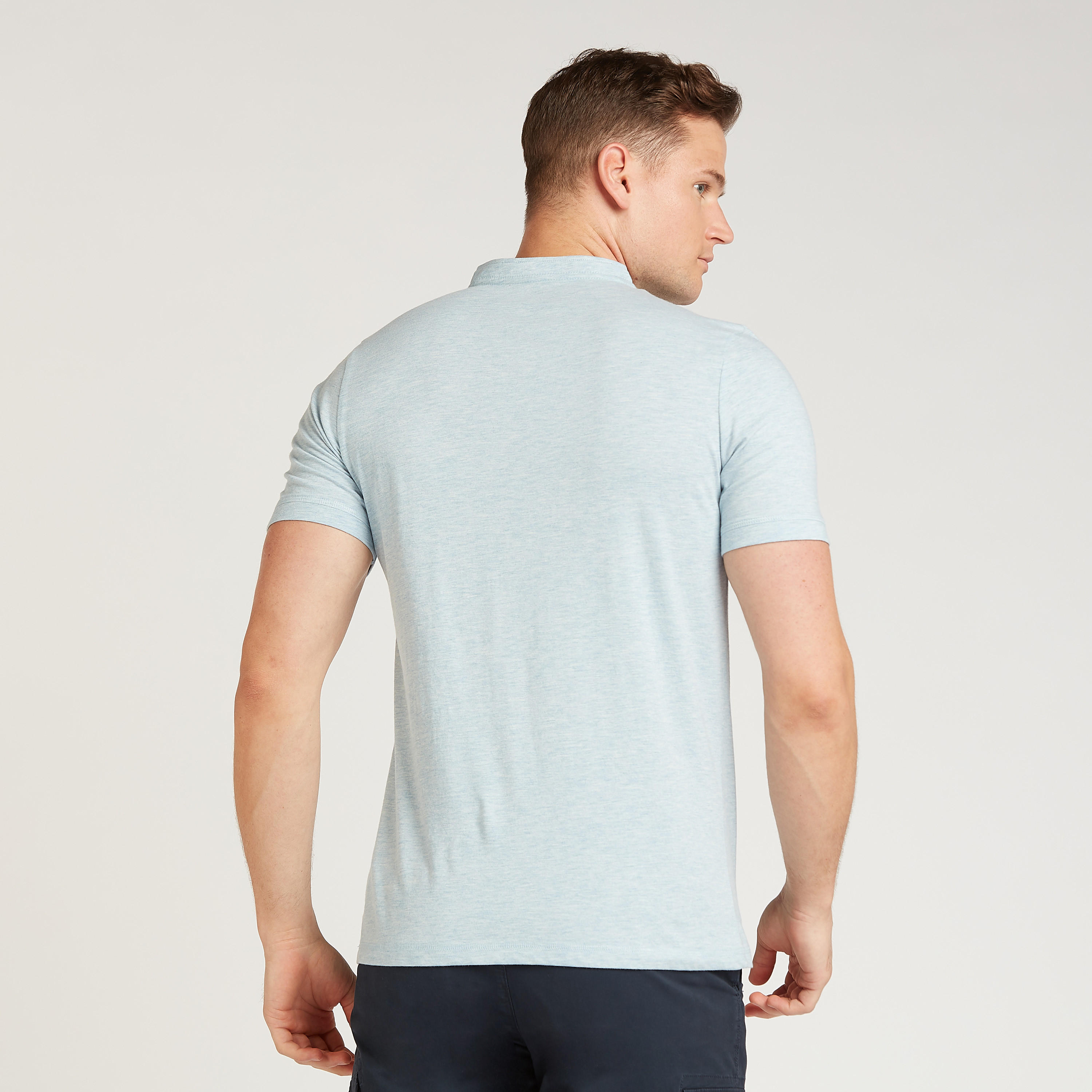 Solid T-shirt with Henley Neck and Short Sleeves-men-clothing-tshirtsandpolos-tshirts-image-4