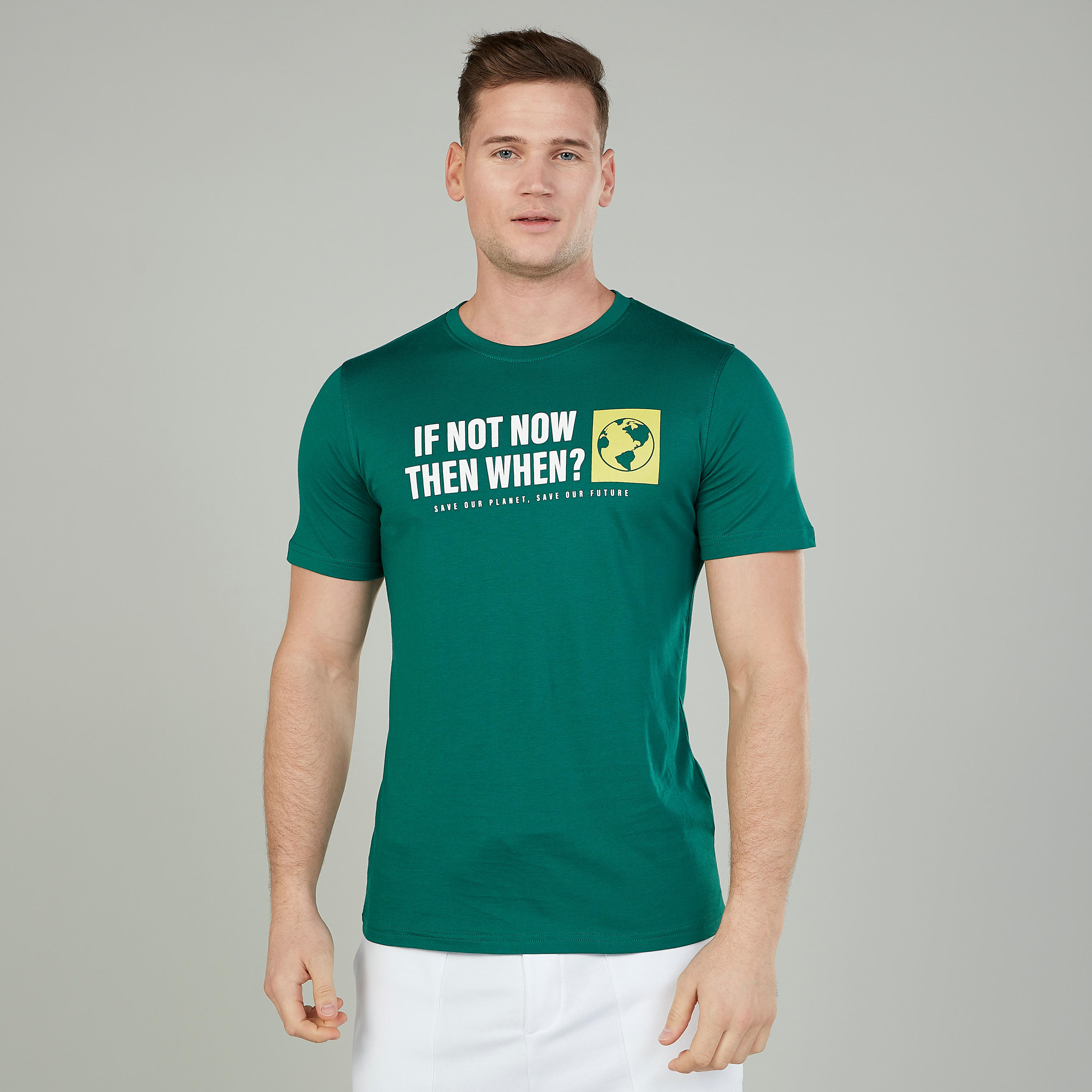 تيشيرت سليم بياقة ضيّقة وأكمام قصيرة وطبعات-men-clothing-tshirtsandpolos-tshirts-image-1