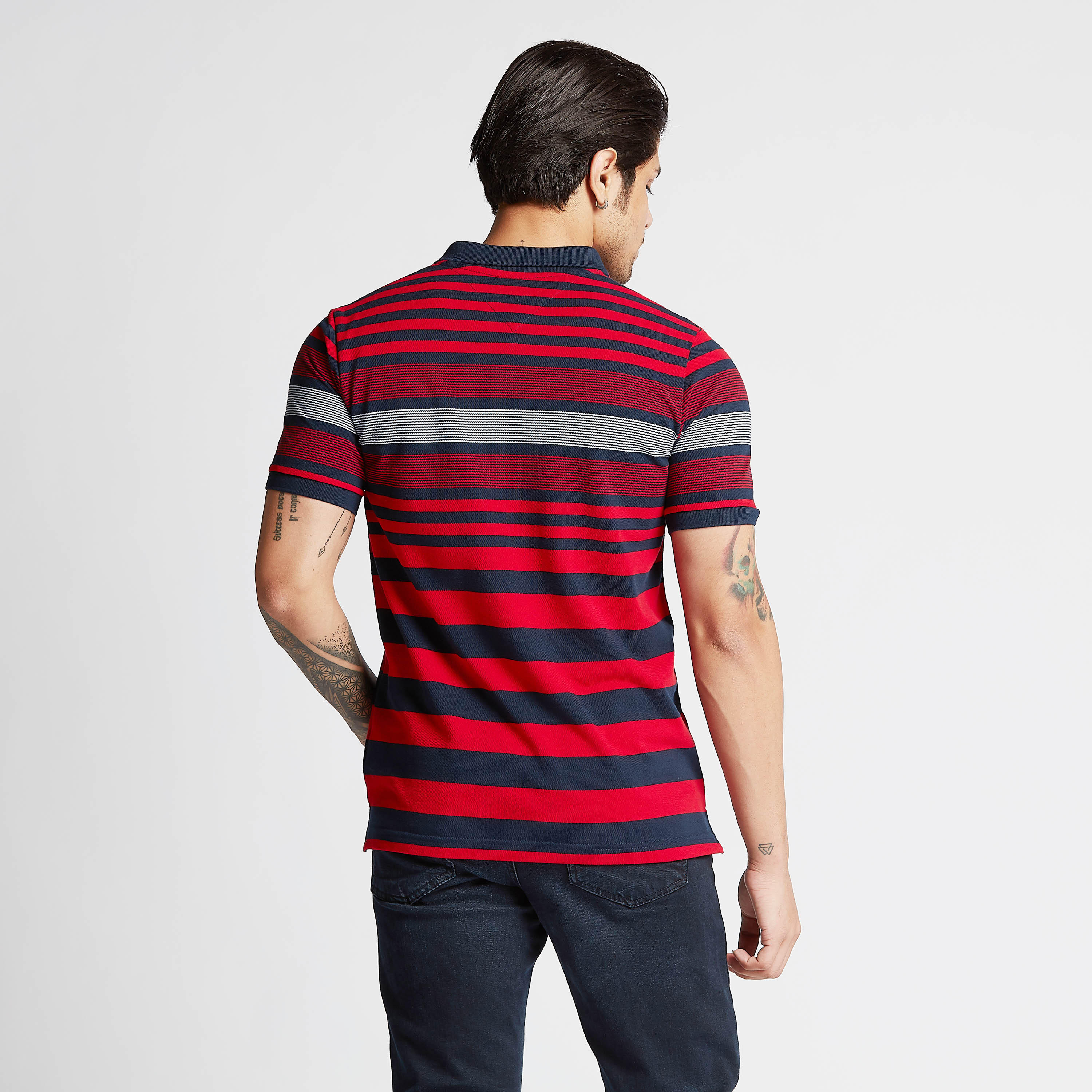 تيشيرت بولو مخطط بأكمام قصيرة-men-clothing-tshirtsandpolos-polos-image-4