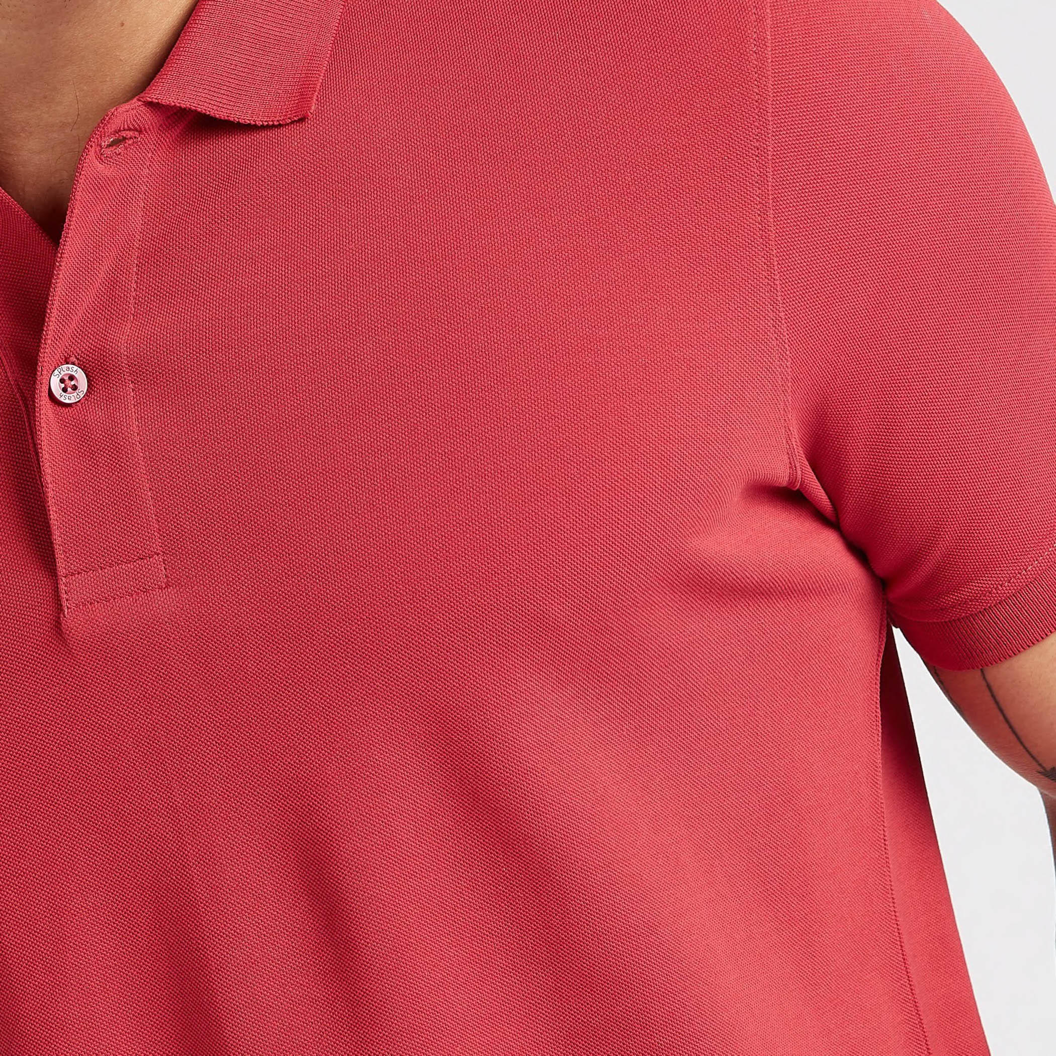 تيشيرت بولو بارز الملمس بأكمام قصيرة-men-clothing-tshirtsandpolos-polos-image-2