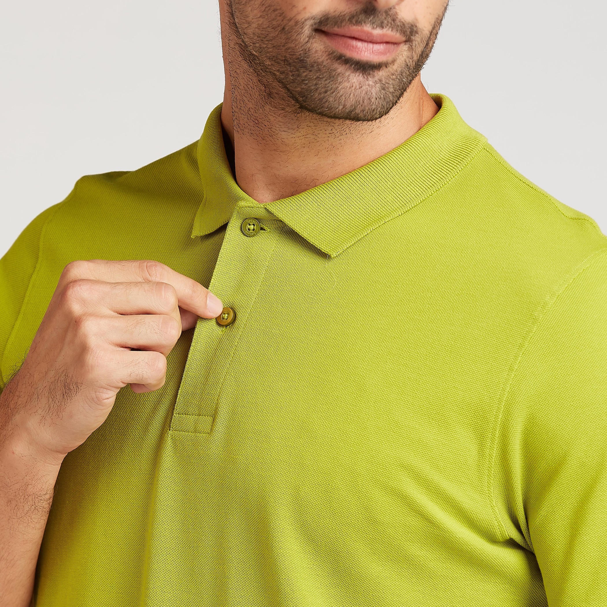 تيشيرت بولو مستدام بارز الملمس بأكمام قصيرة-men-clothing-tshirtsandpolos-polos-image-3