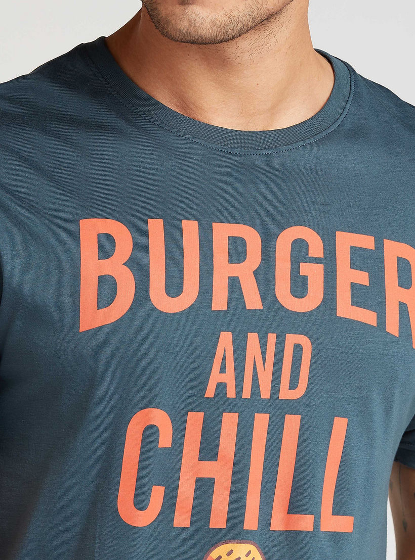 تيشيرت مستدام سليم فيت بياقة ضيقة وأكمام قصيرة وطبعات-men-clothing-tshirtsandpolos-tshirts-image-3