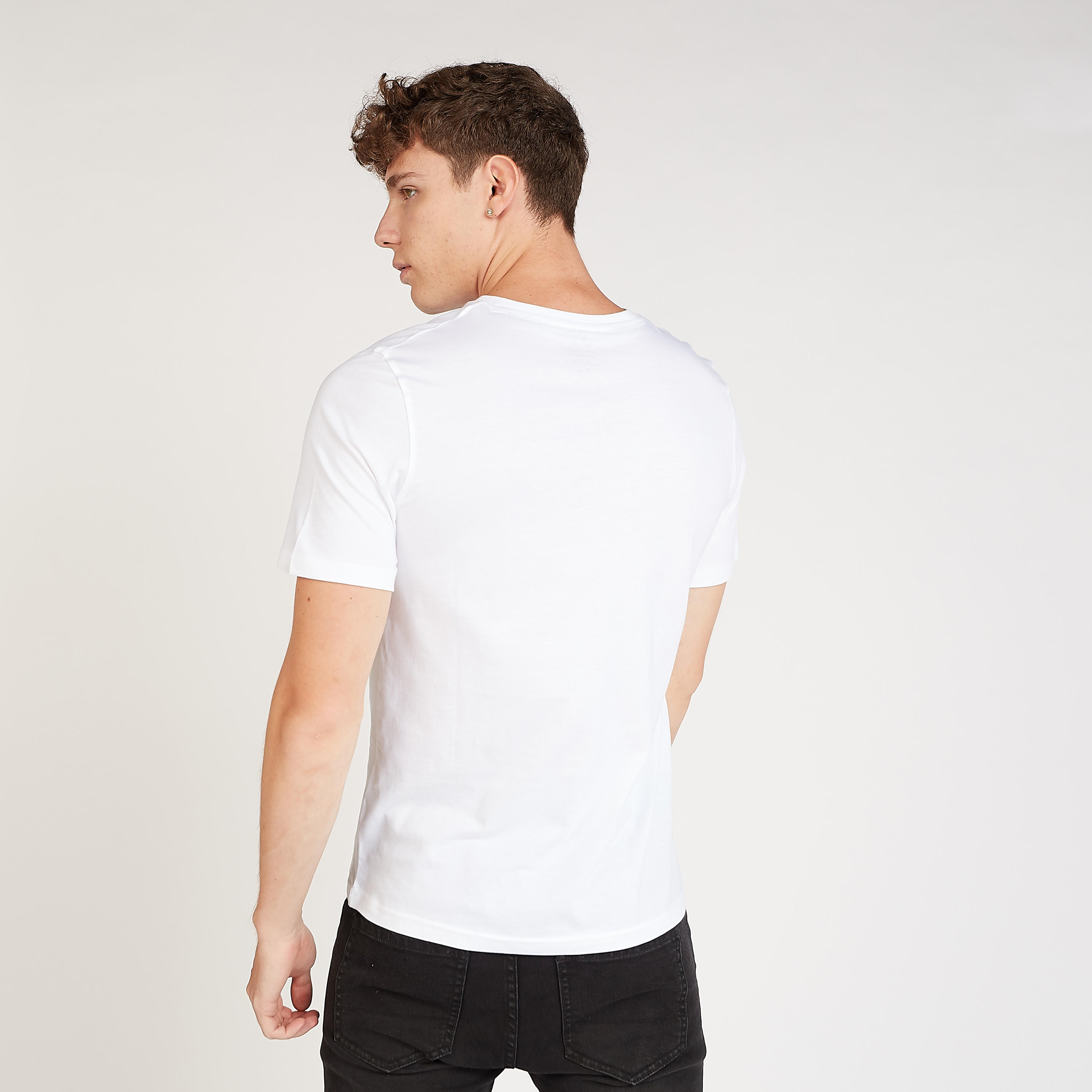 Sustainable Slim Fit Graphic Print T-shirt with Crew Neck and Short Sleeves-men-clothing-tshirtsandpolos-tshirts-image-4