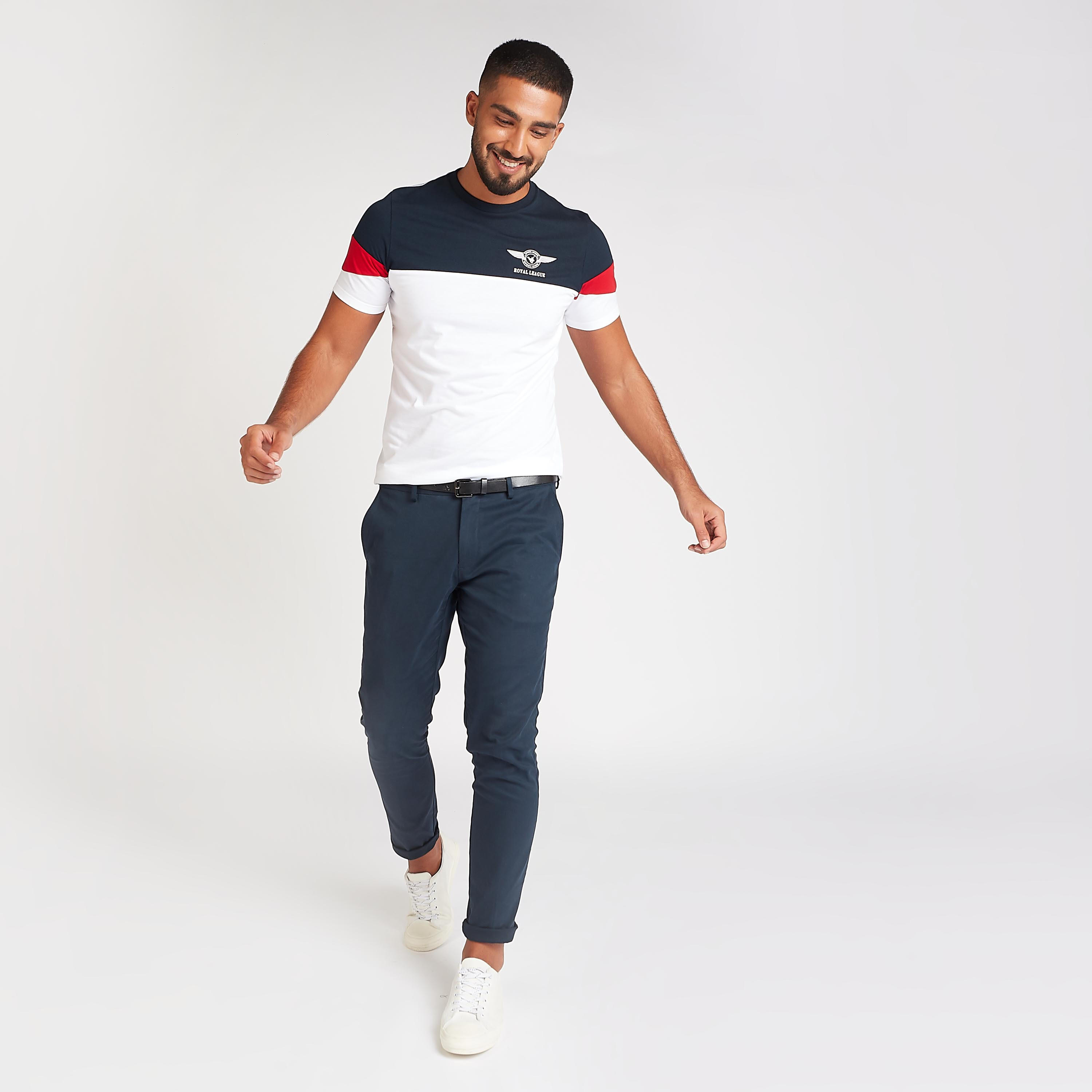 تيشيرت مستدام بقصة سليم وياقة ضيقة وأكمام قصيرة وطبعات-men-clothing-tshirtsandpolos-tshirts-image-2