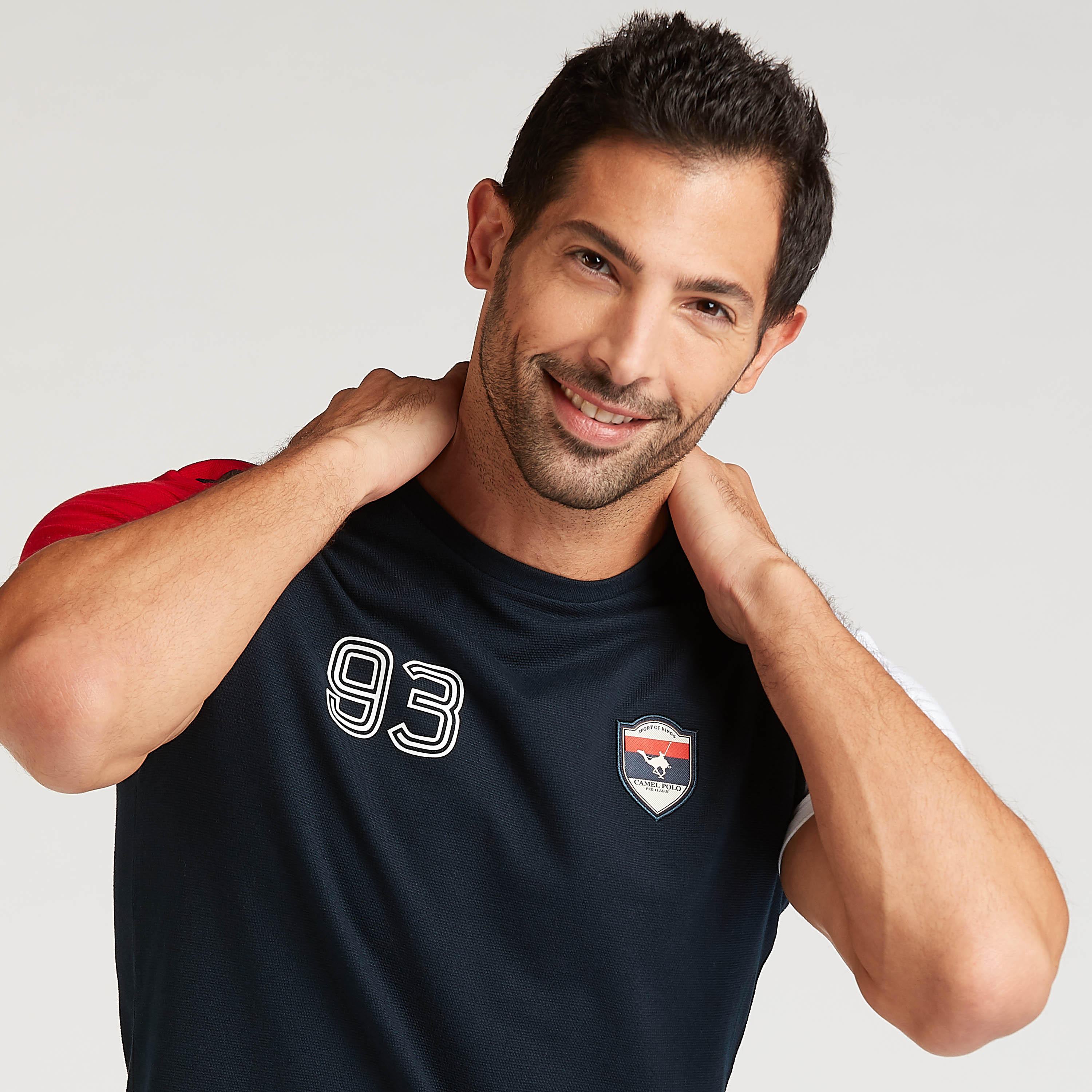 تيشيرت مستدام بقصة سليم وياقة ضيقة وأكمام قصيرة وطبعات-men-clothing-tshirtsandpolos-tshirts-image-5